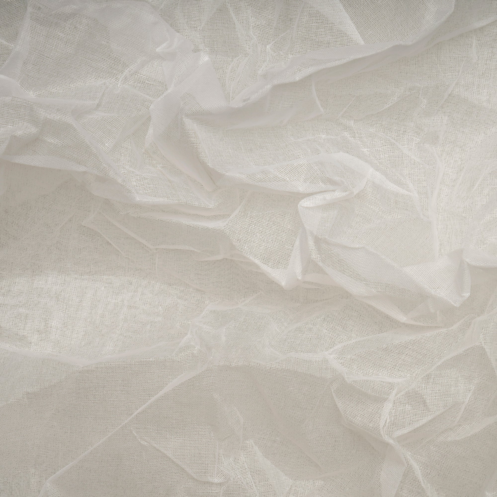 White Dyeable Cotton Organdy Fabric