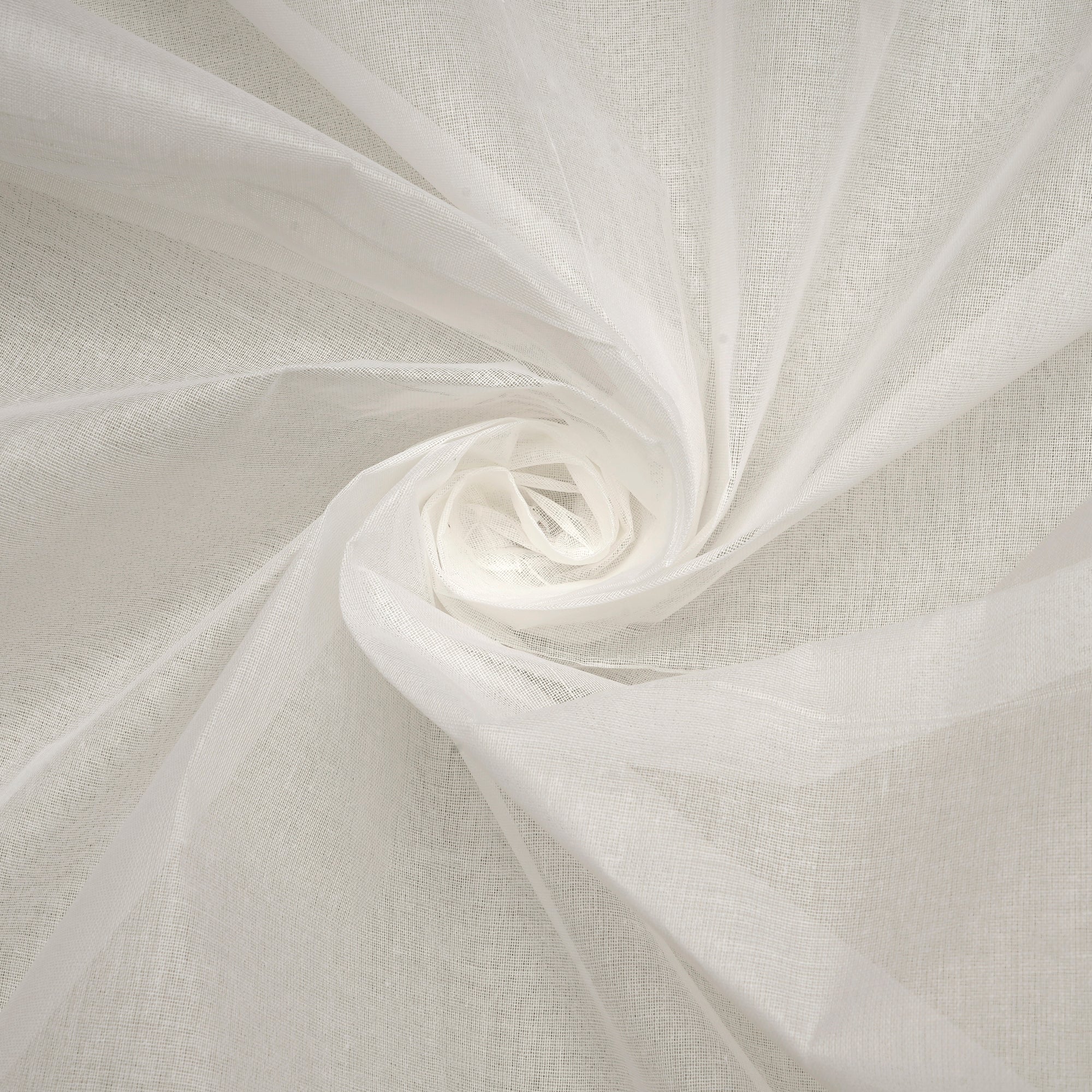 White Dyeable Cotton Organdy Fabric