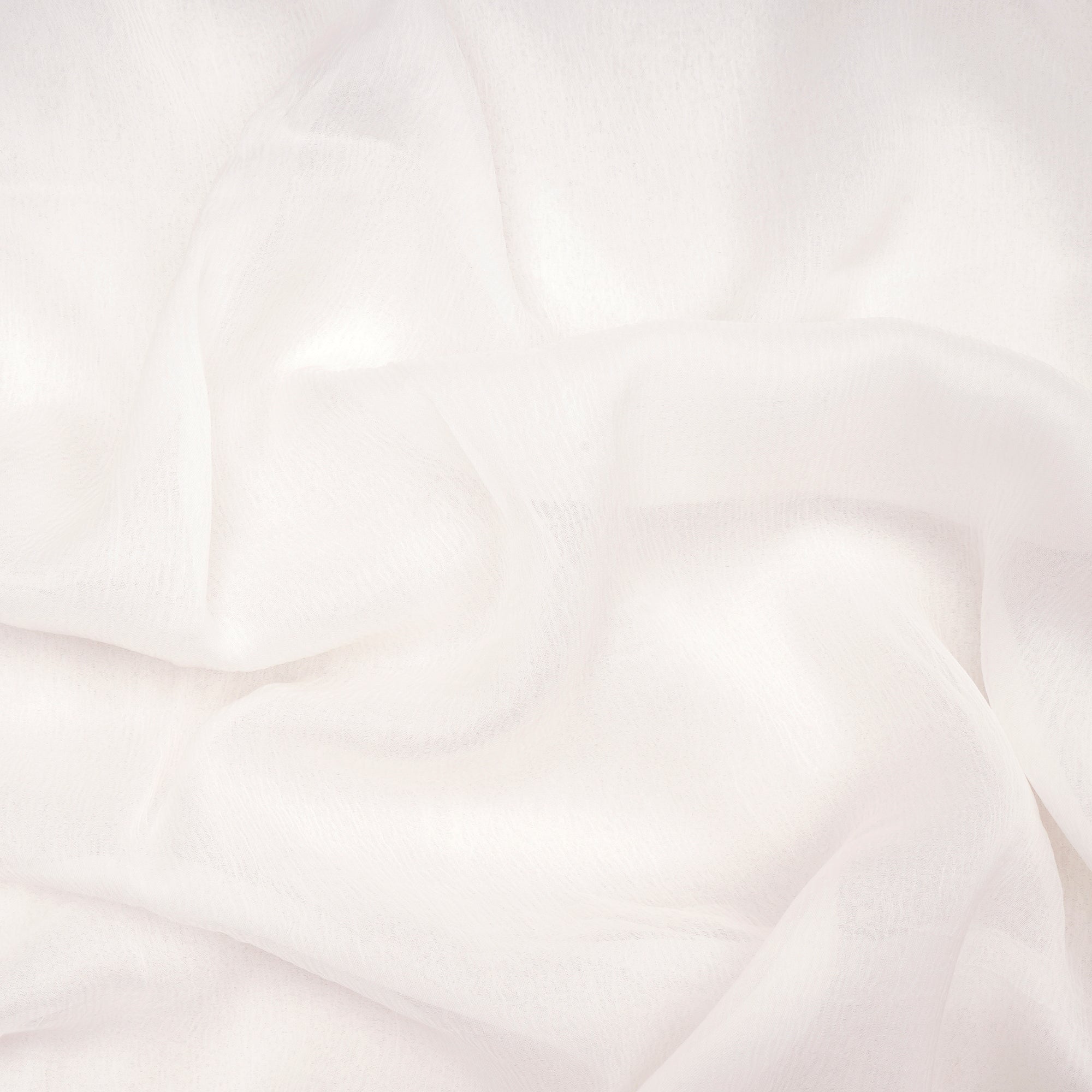 White Dyeable 40's Bemberg (Cupro) Chiffon Fabric