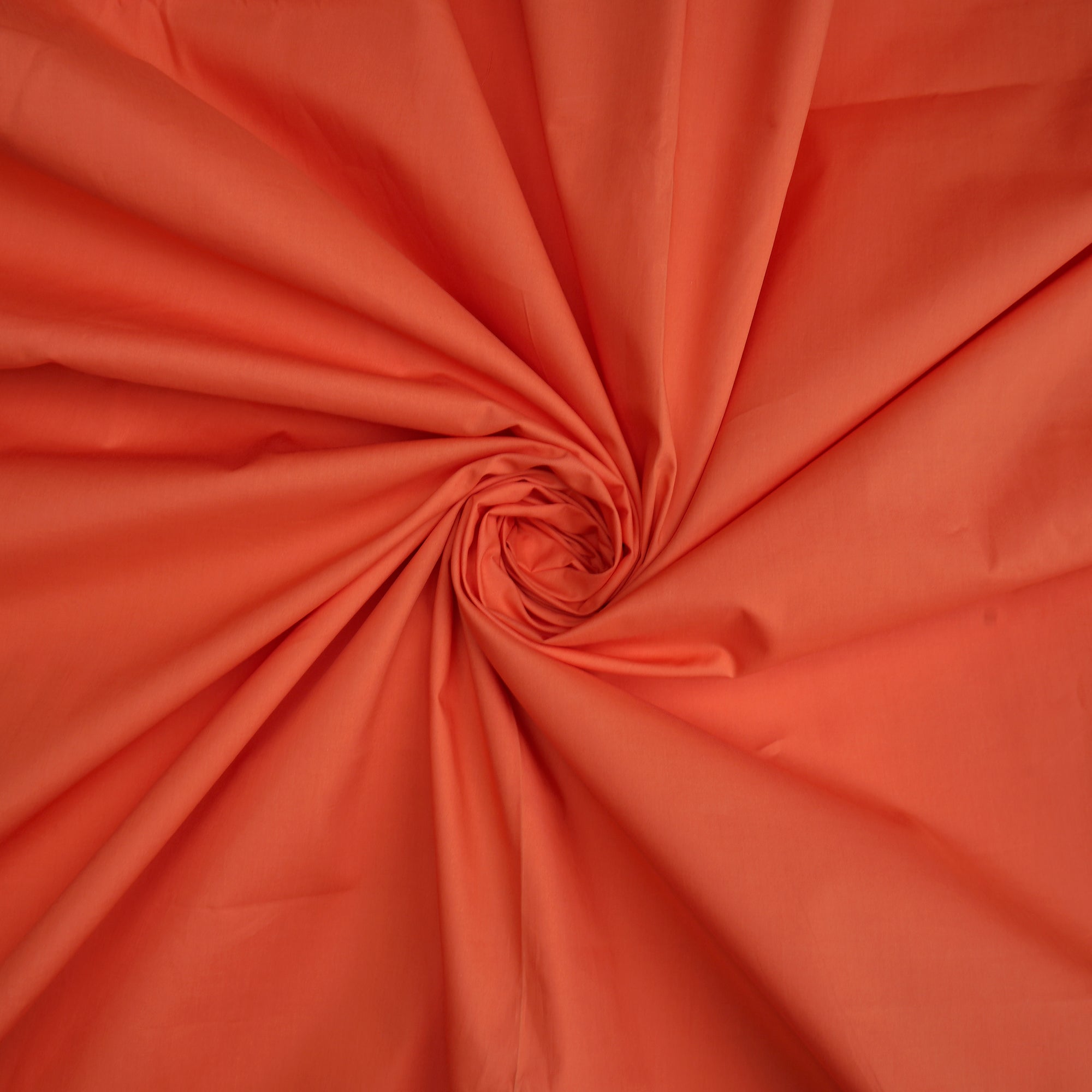 Coral Color Cotton Fabric