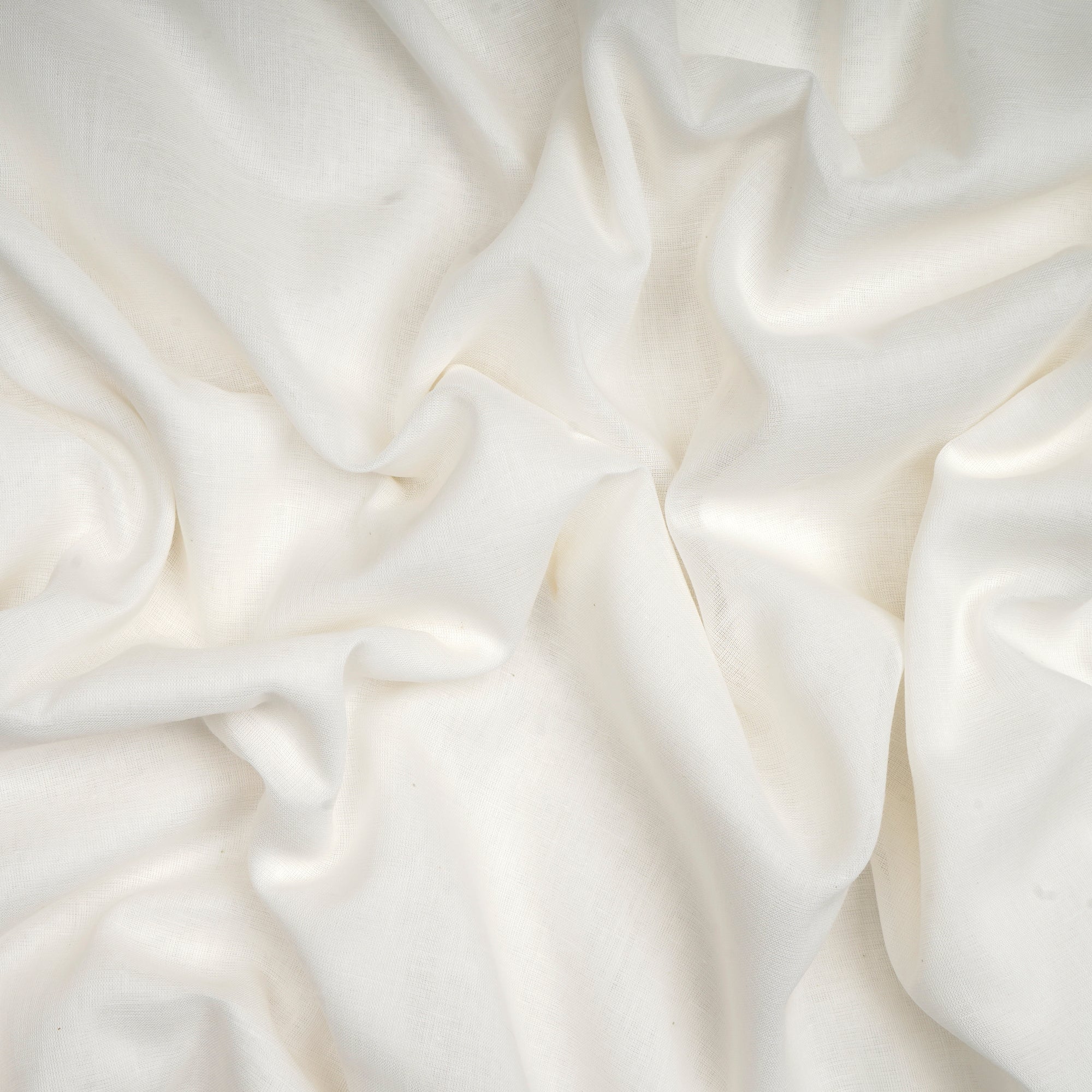 White Plain Dyeable Cotton Voile Fabric