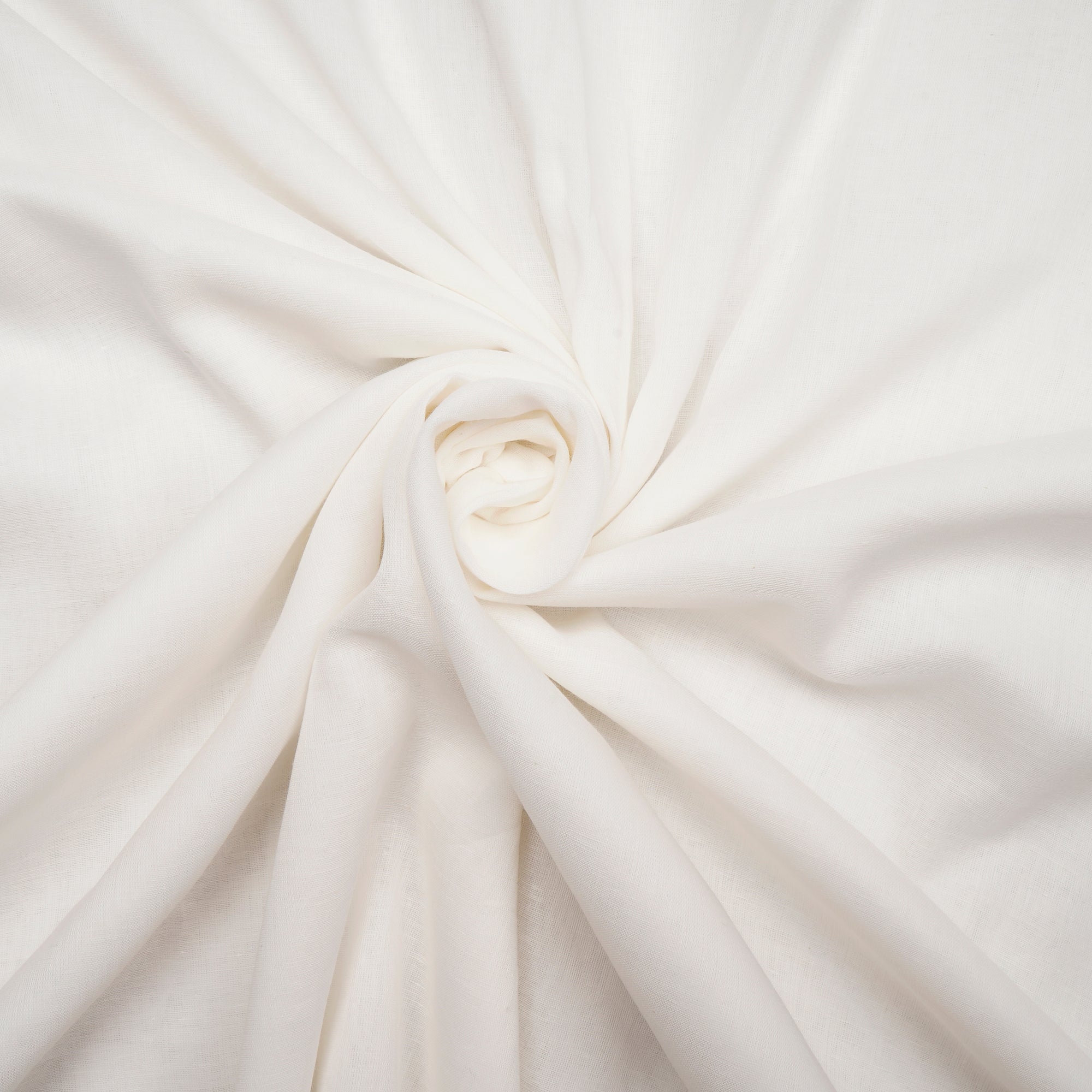 Cream Dyeable Piece Dyed Cotton Voile Fabric