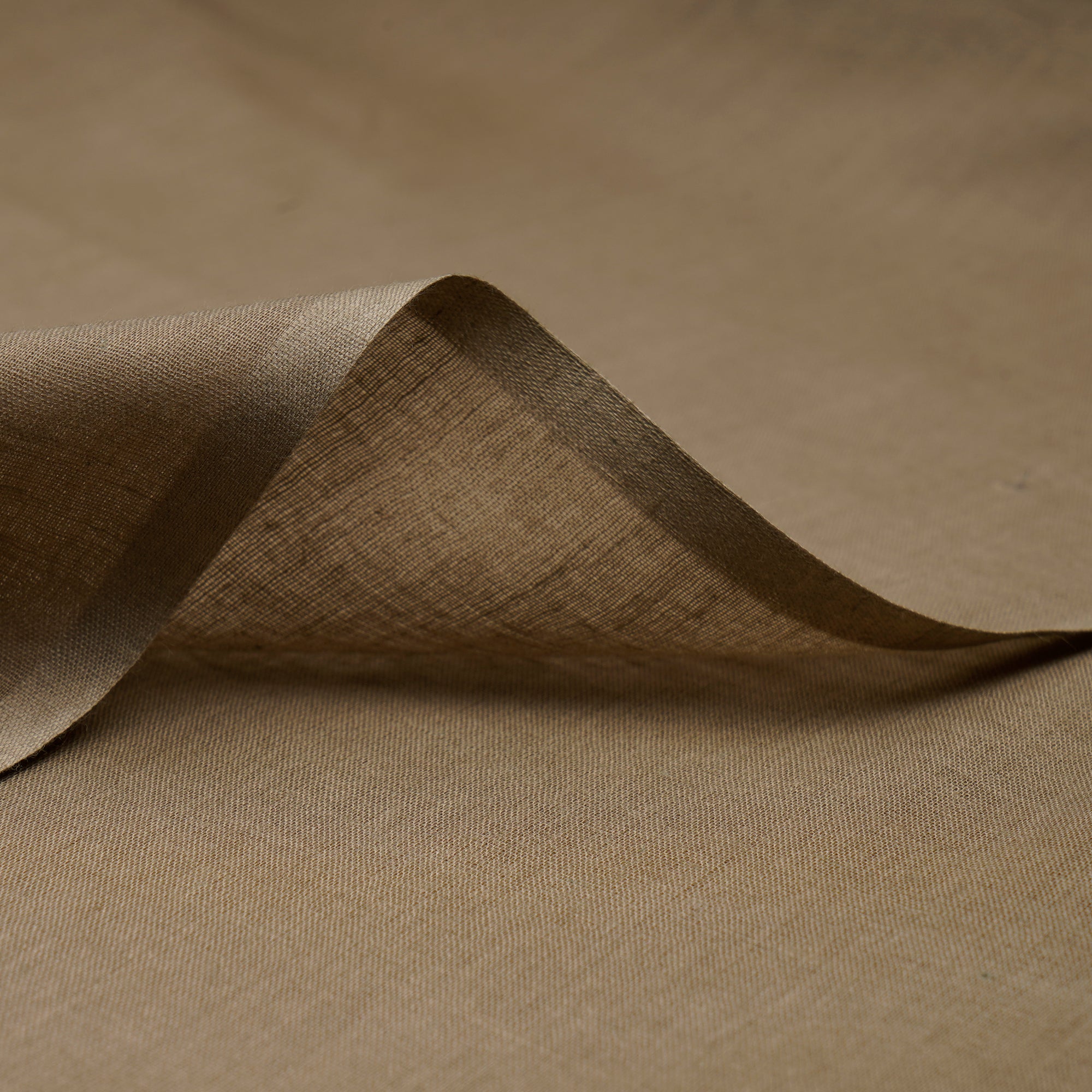 Olive Grey Piece Dyed Fine Cotton Voile Fabric