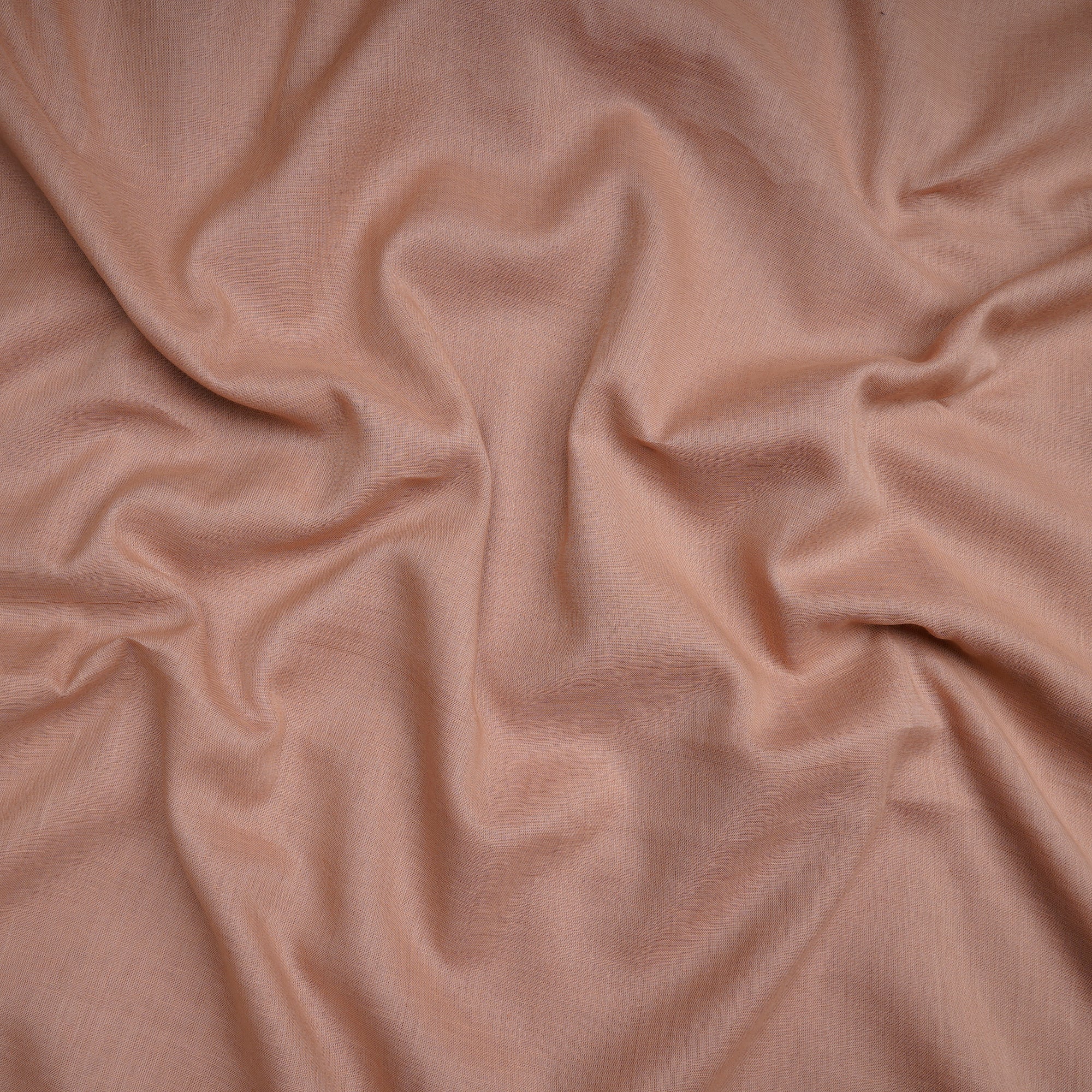 Peach Piece Dyed Fine Cotton Voile Fabric