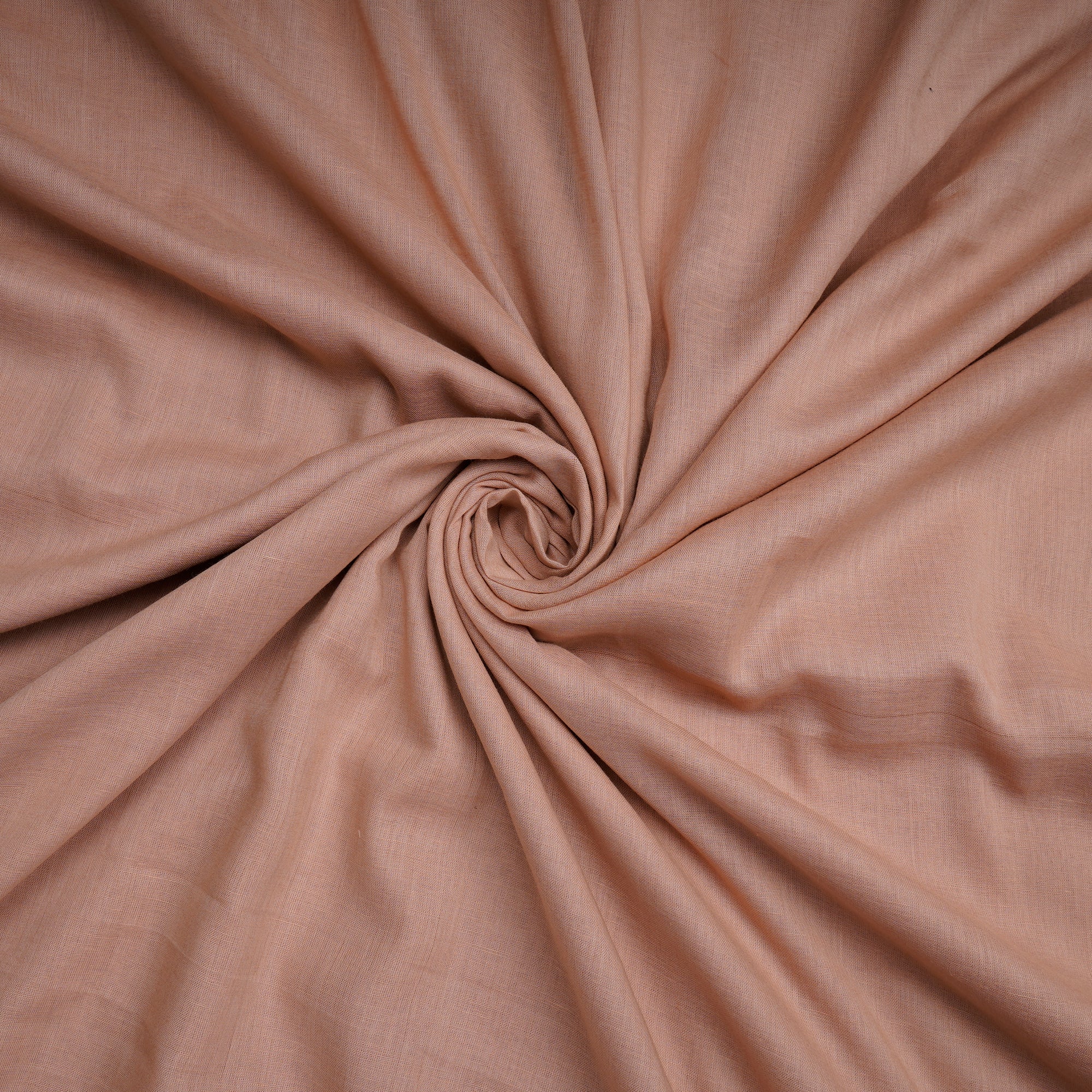 Peach Piece Dyed Fine Cotton Voile Fabric