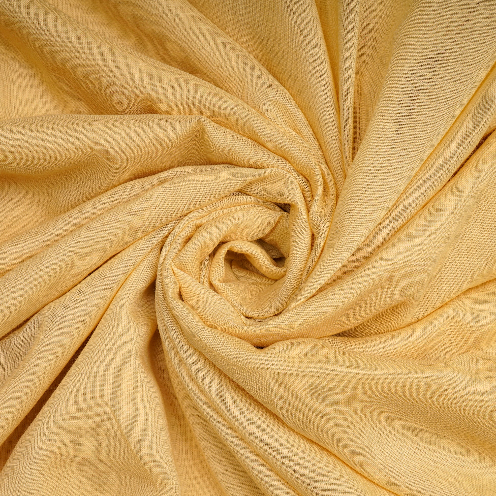 Beige Piece Dyed Fine Cotton Voile Fabric