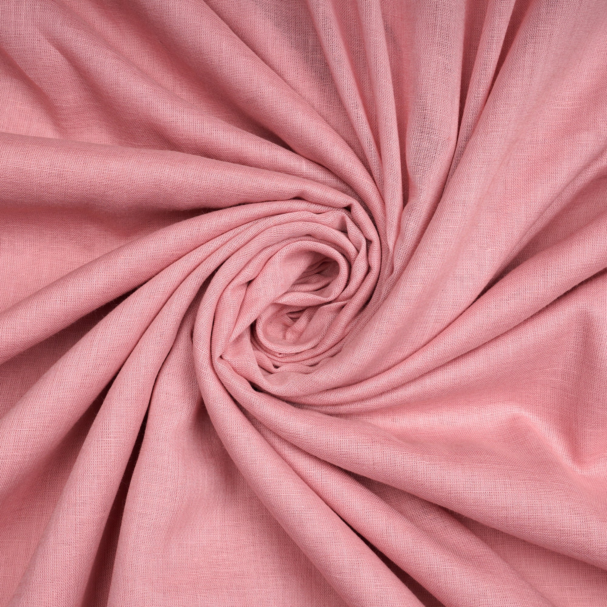 Blush Pink Piece Dyed Fine Cotton Voile Fabric