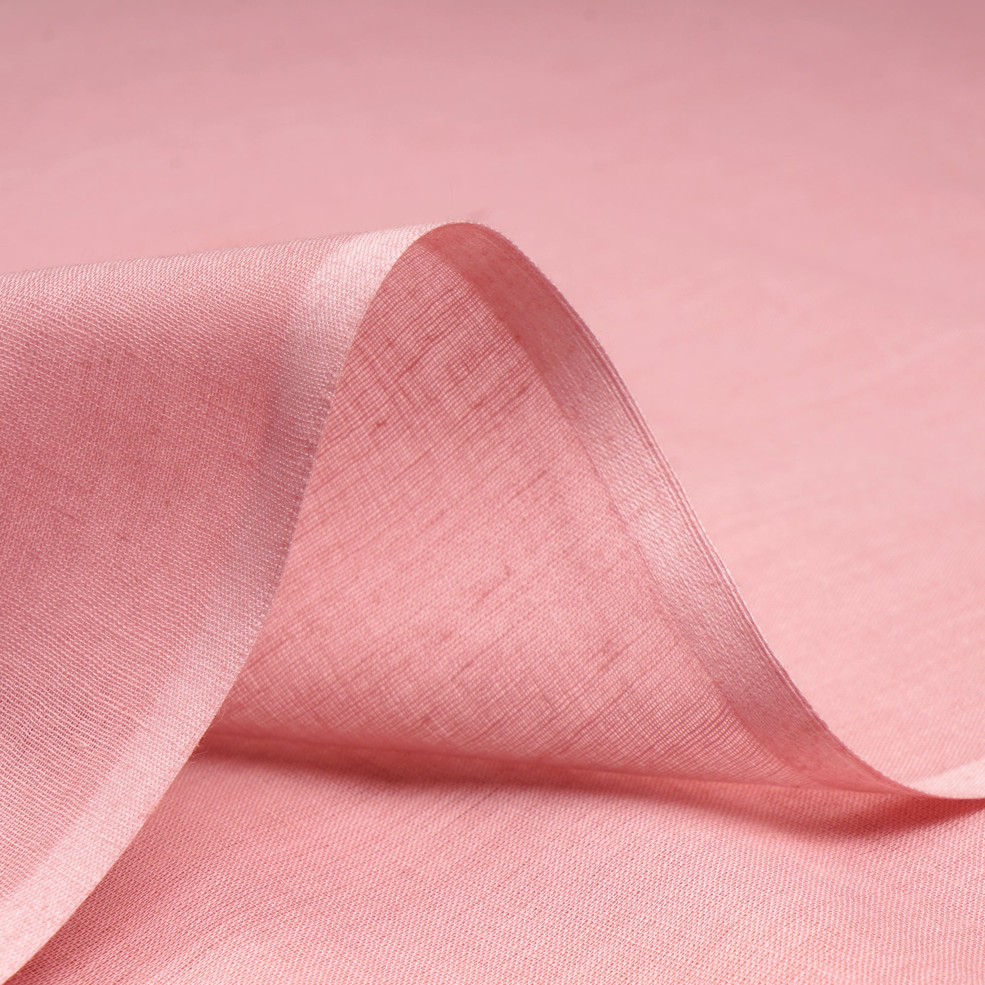 Blush Pink Piece Dyed Fine Cotton Voile Fabric