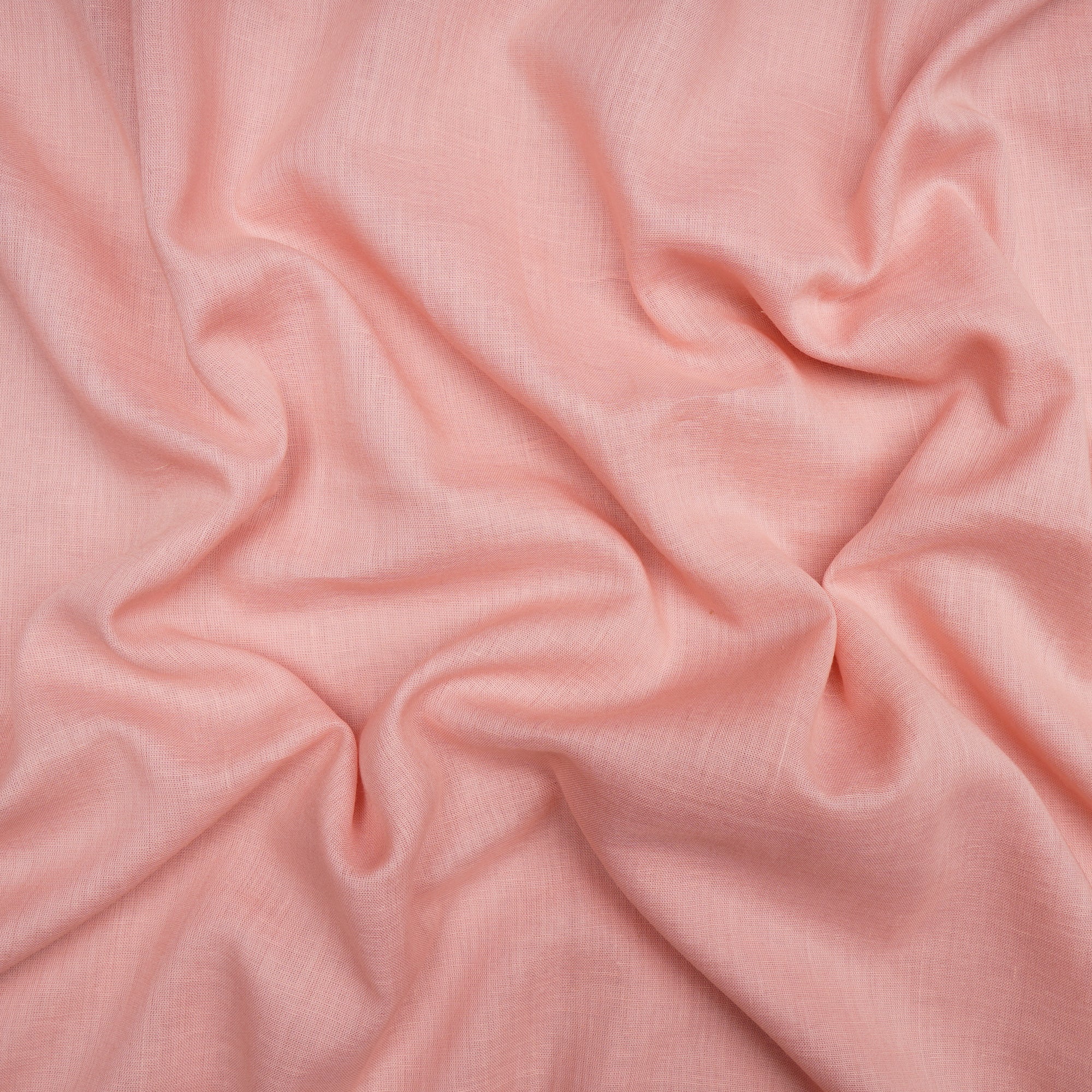 Powder Pink Piece Dyed Cotton Voile Fabric
