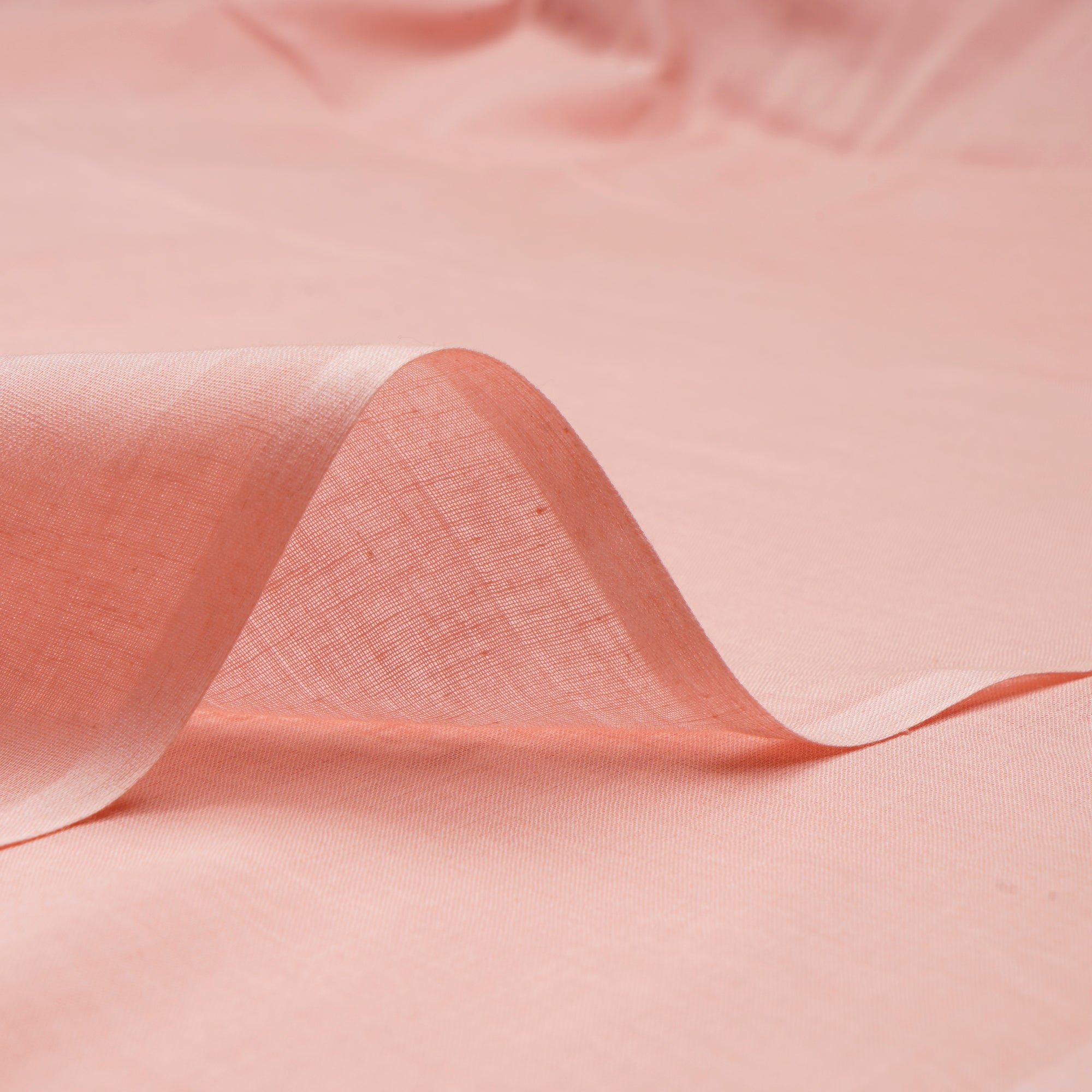 Baby Pink Piece Dyed Cotton Voile Fabric
