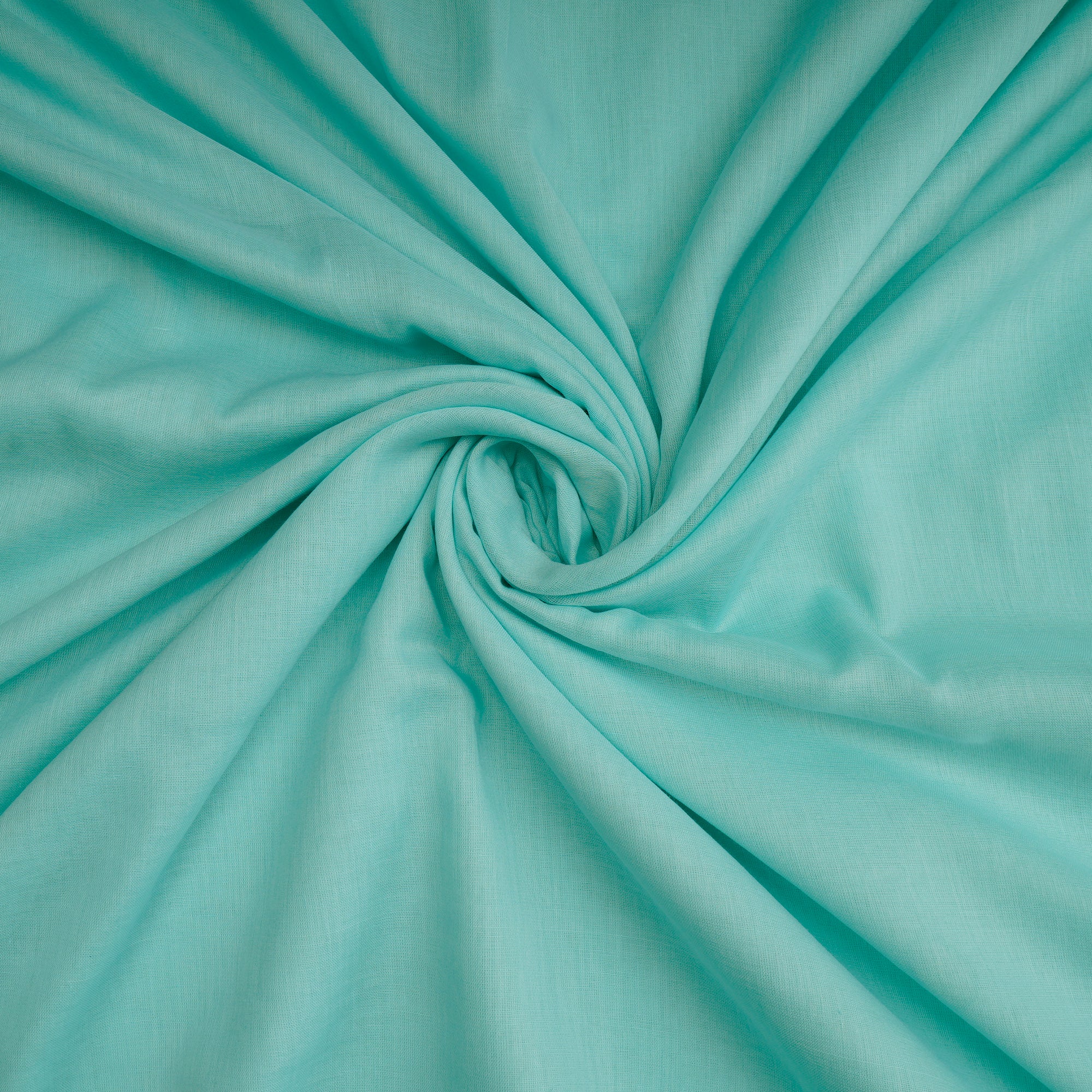 Seafoam Green Color Cotton Mulmul Fabric