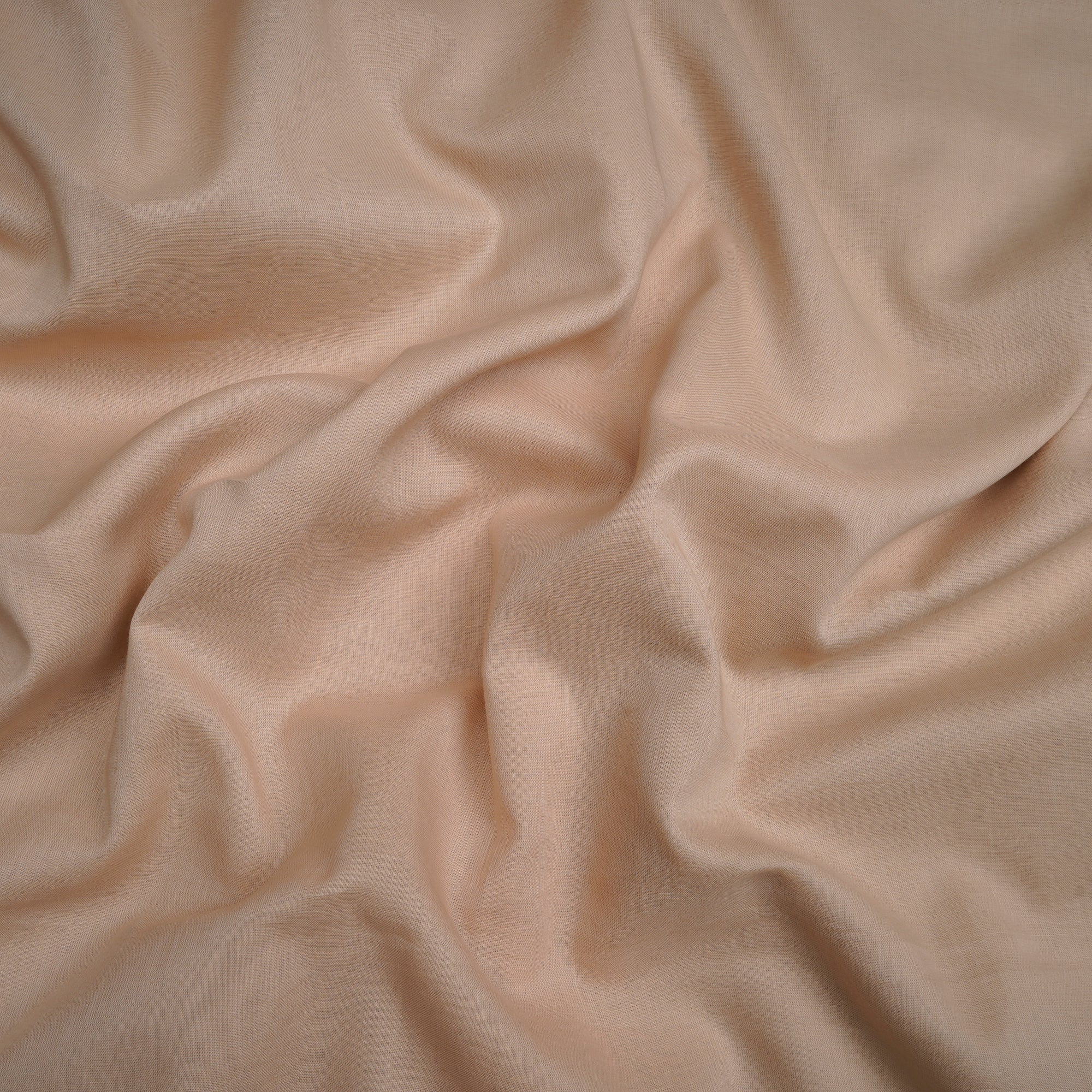 Novelle Peach Green Dyed Cotton Mulmul Fabric