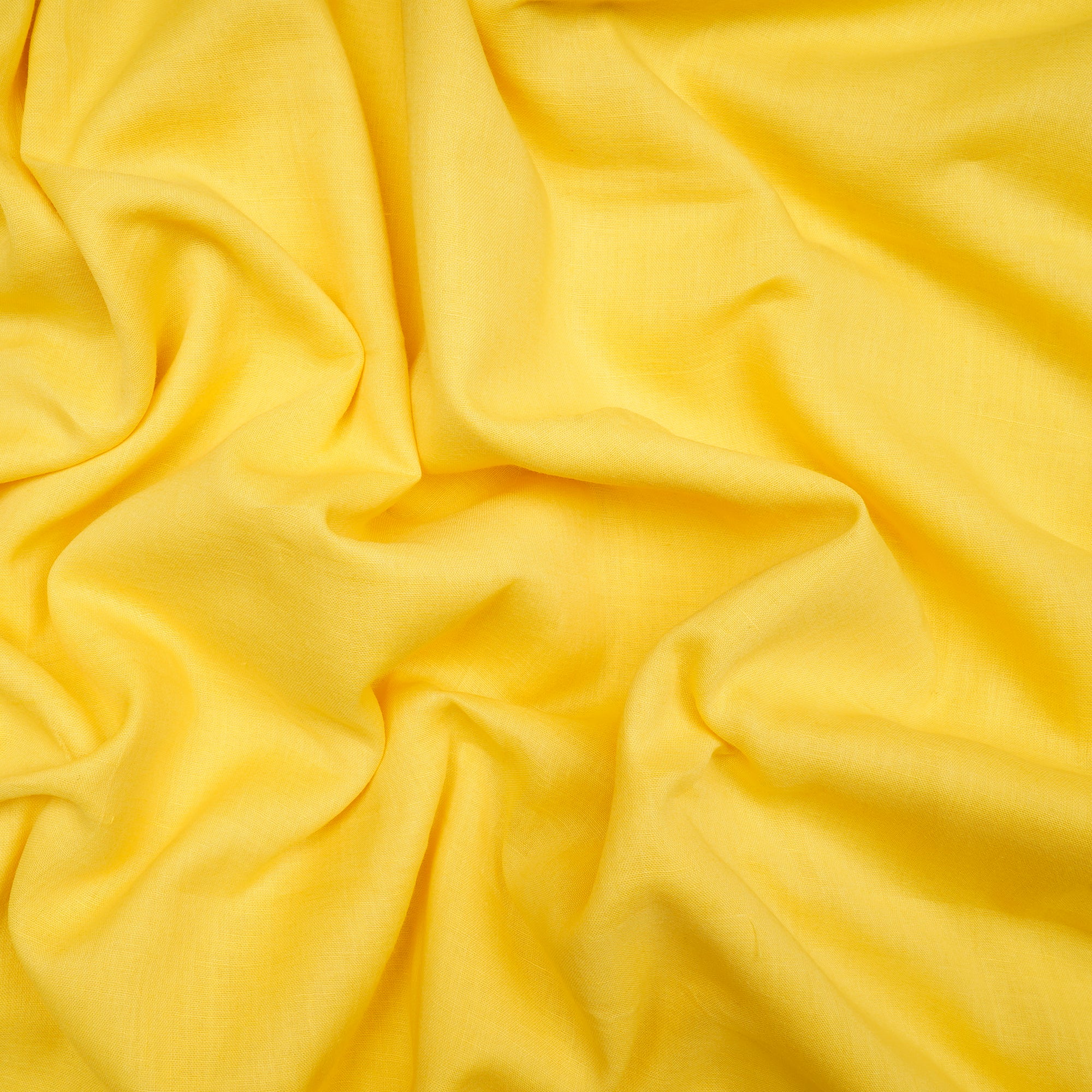 Light Yellow Piece Dyed Cotton Voile Fabric