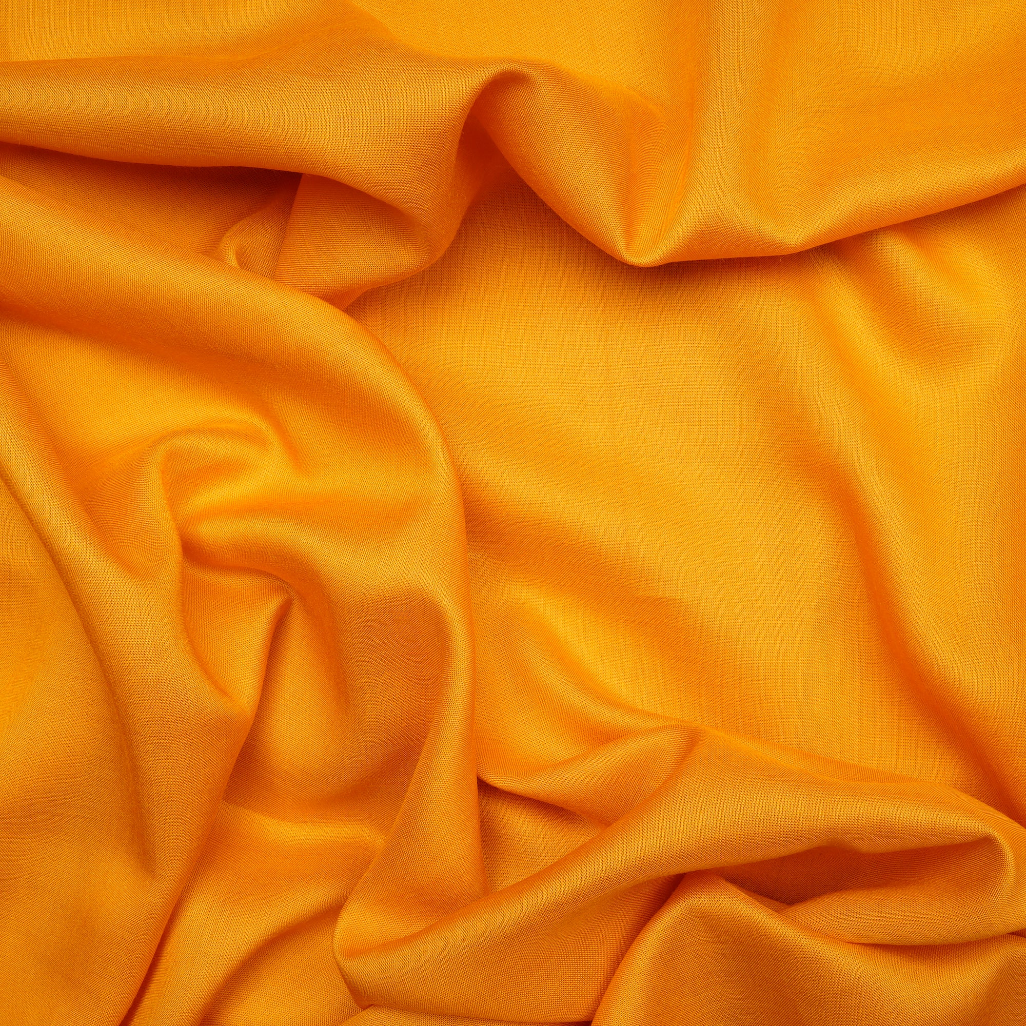 Musterd Yellow Piece Dyed Plain Modal Fabric