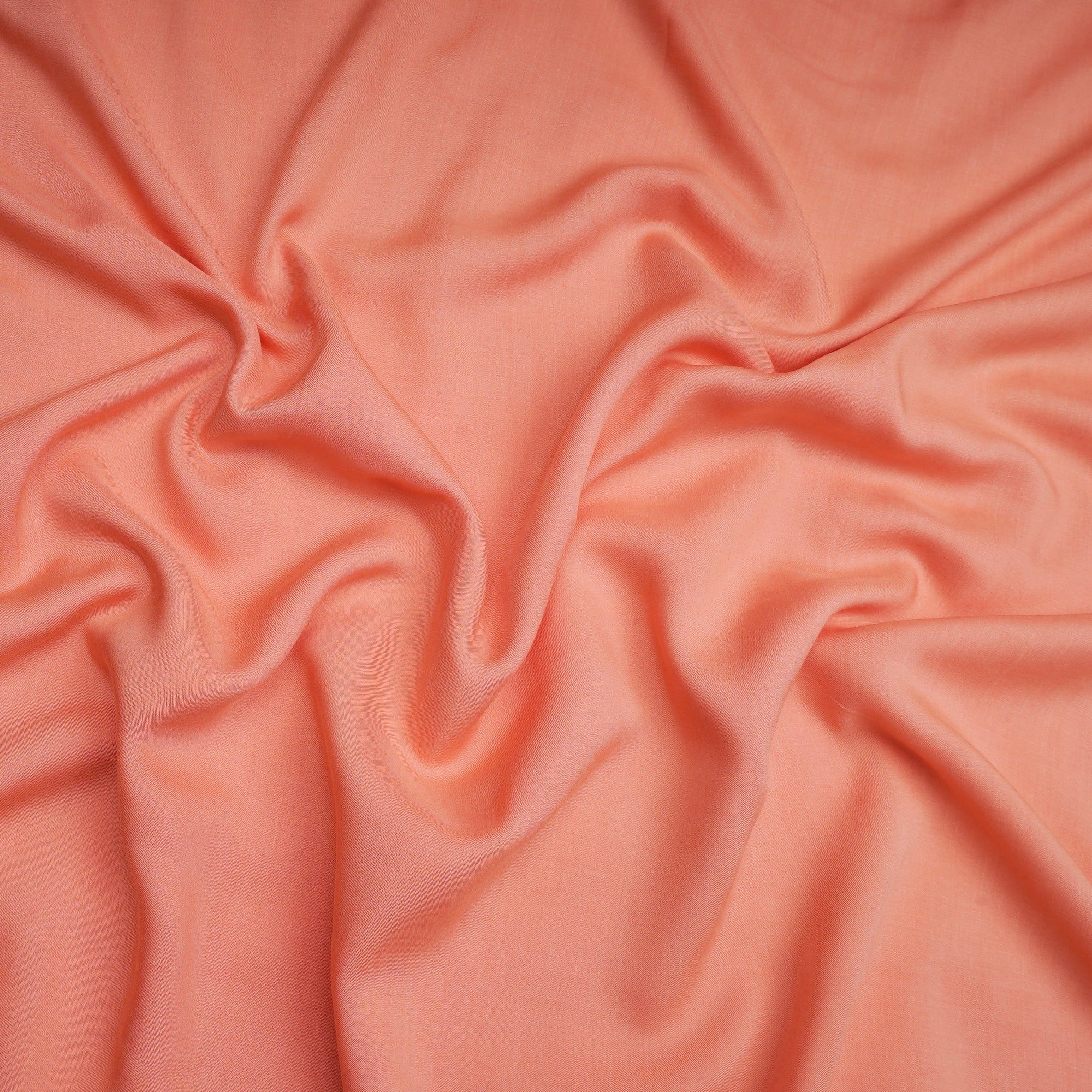 Peach Mill Dyed Plain Modal Fabric