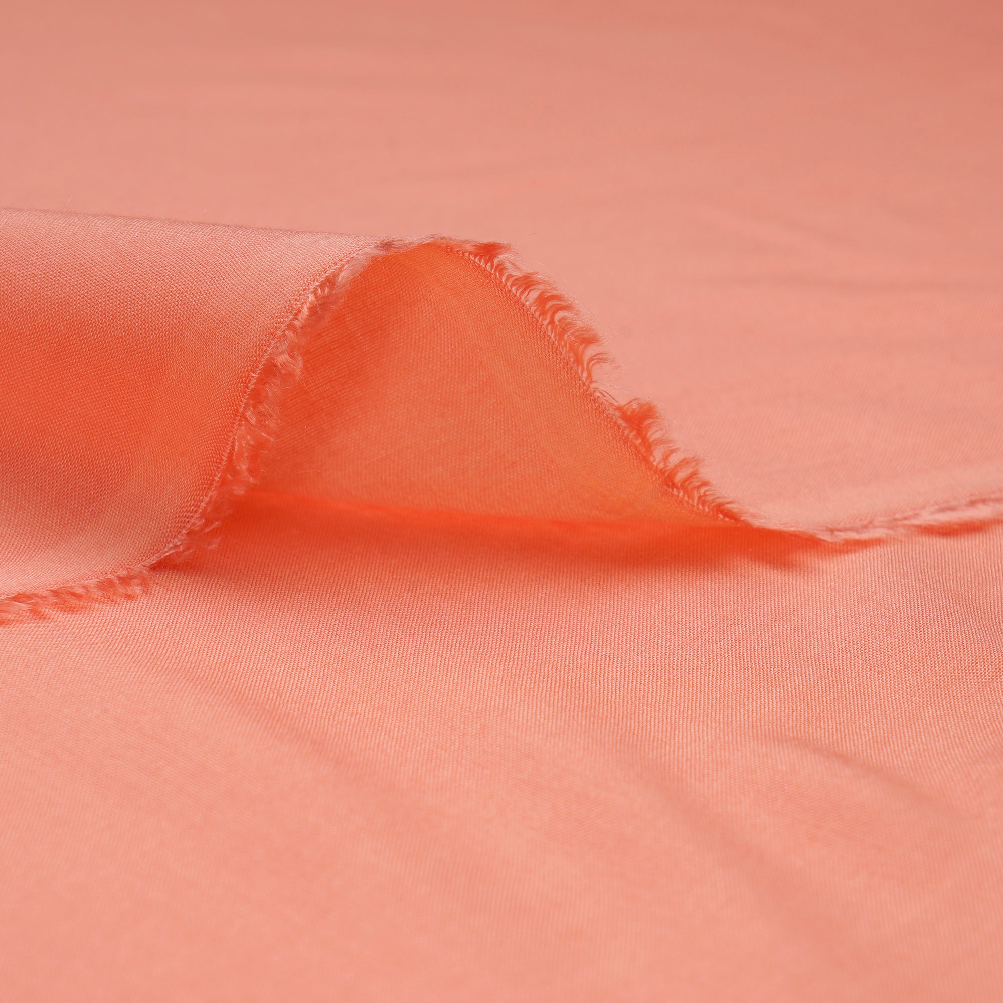 Peach Mill Dyed Plain Modal Fabric