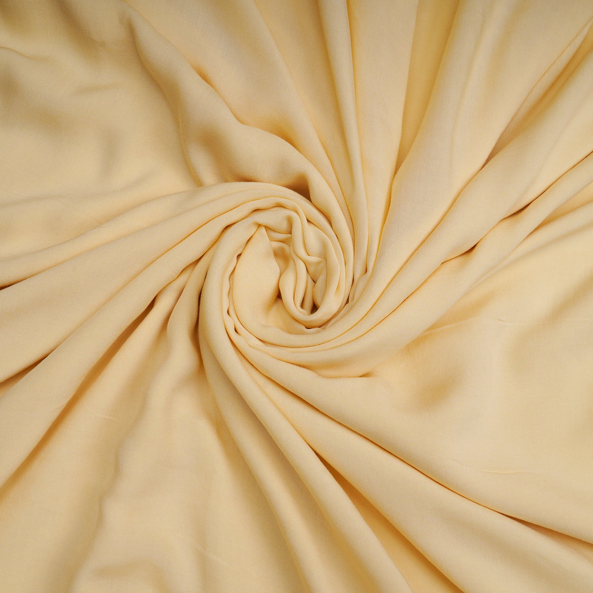 Cream Mill Dyed Plain Modal Fabric