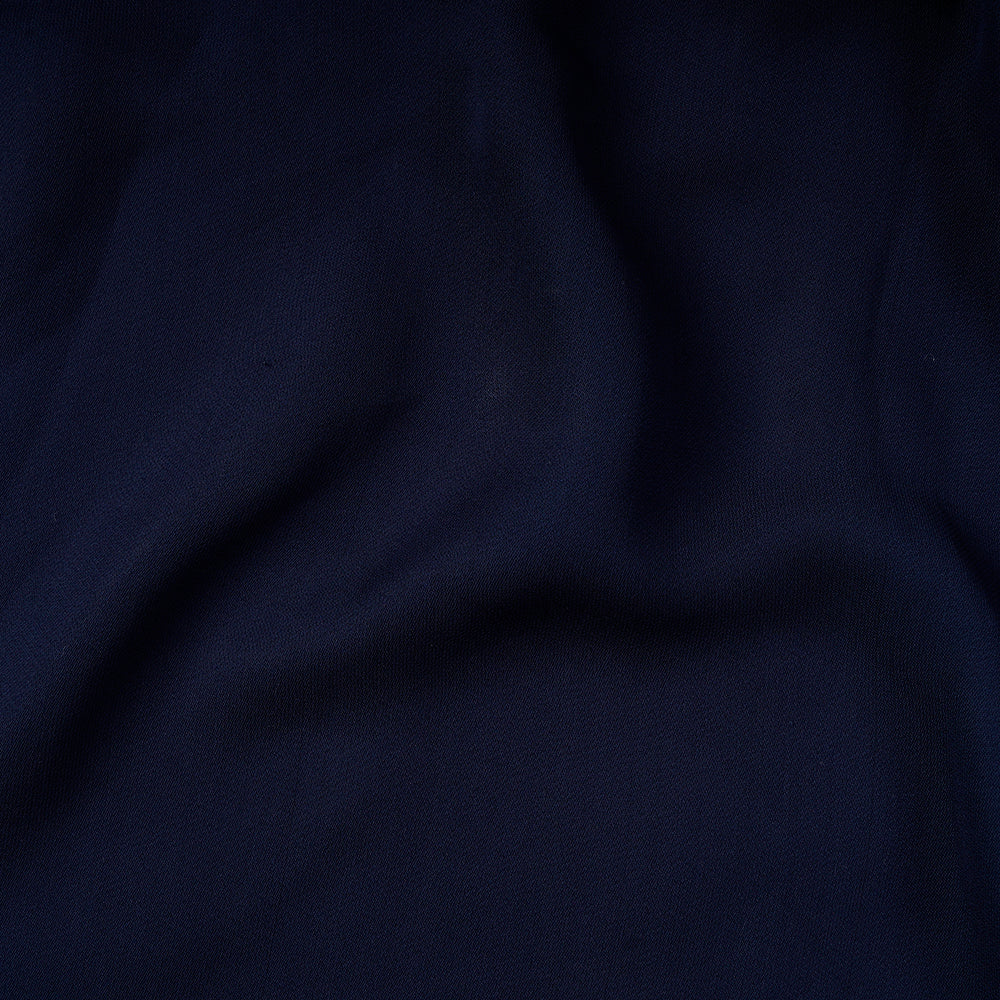 Navy Color Viscose Georgette Fabric