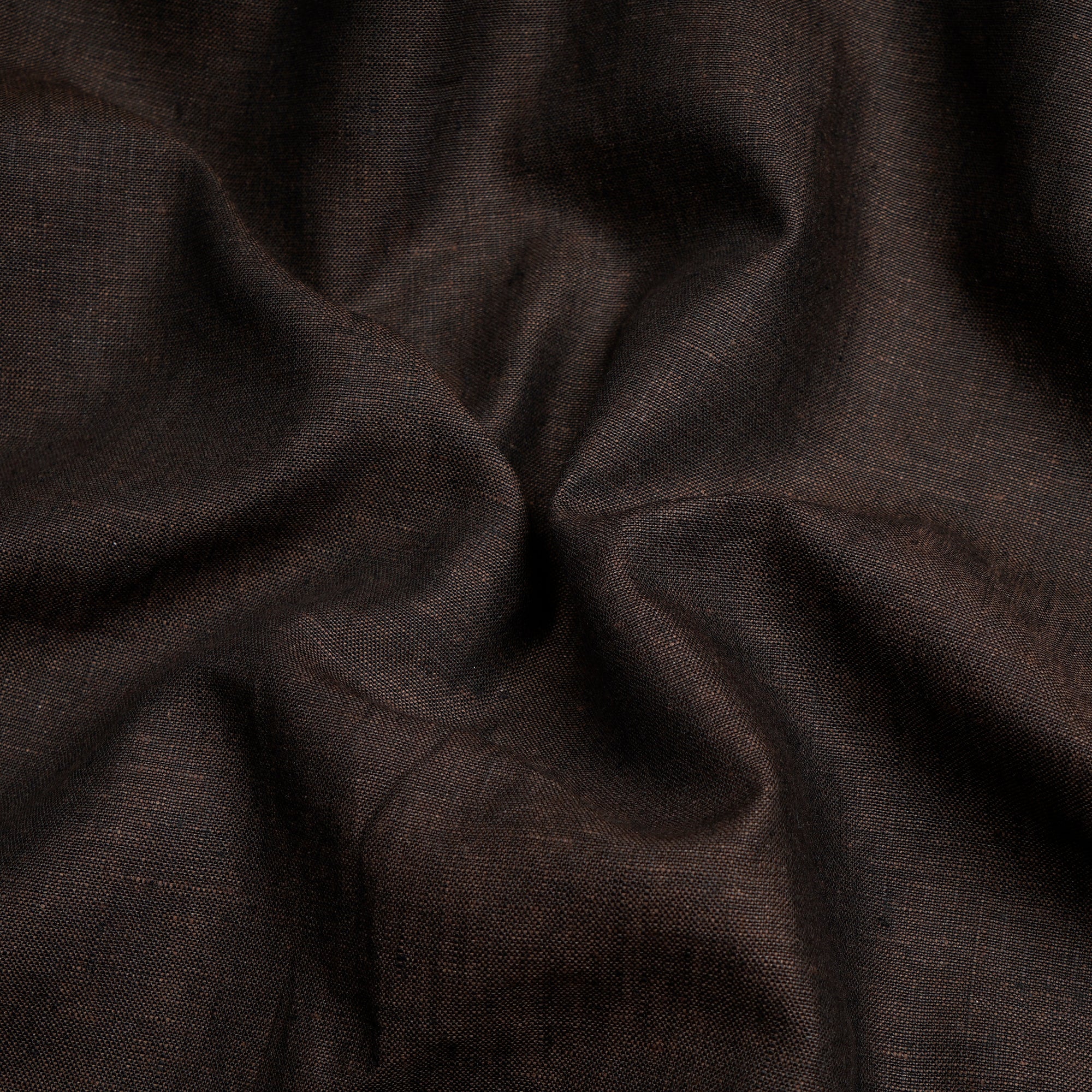 Seal Brown 25 Lee Plain Premium Suiting Chambray Linen Fabric