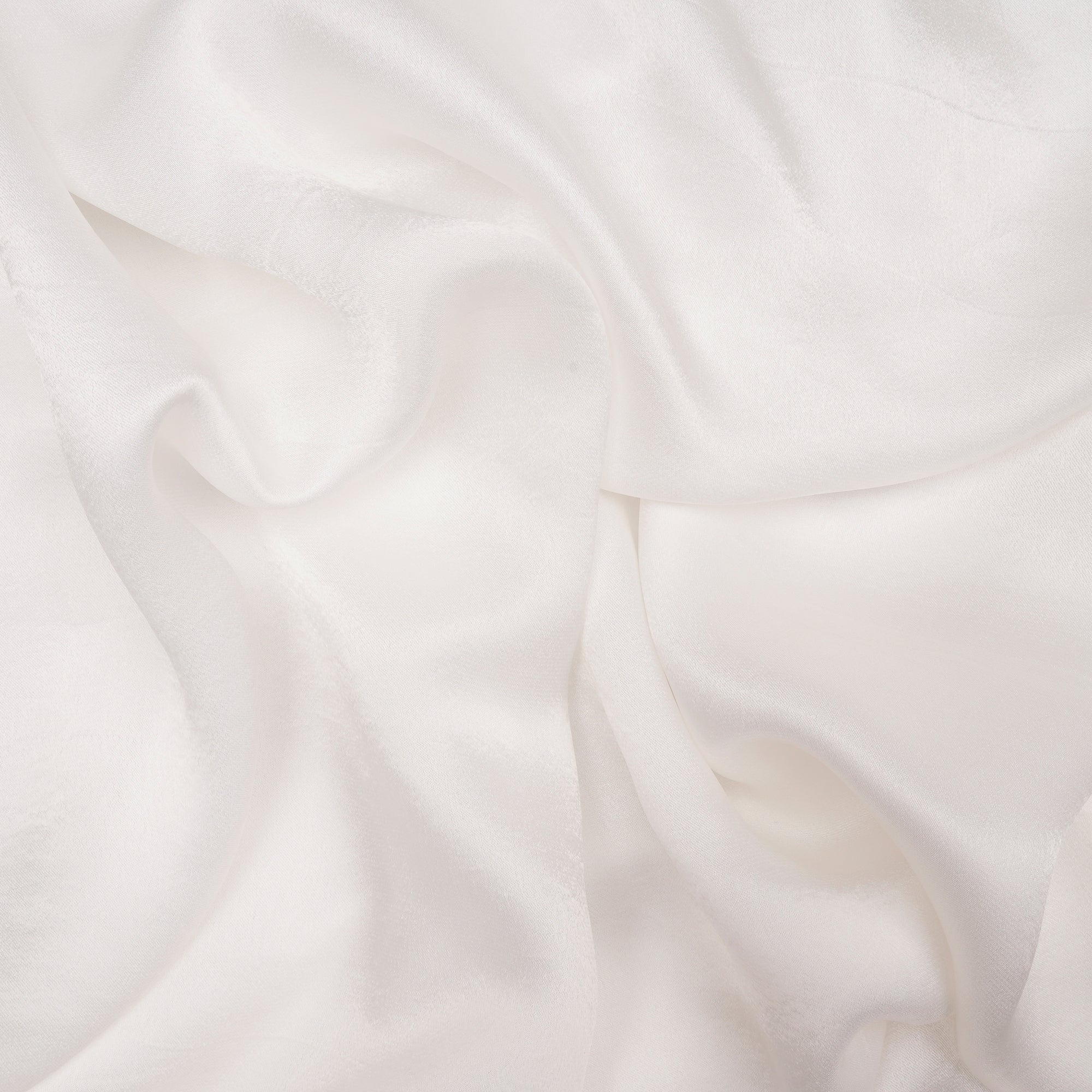 White Dyeable Bemberg (Cupro) Satin Georgette Fabric
