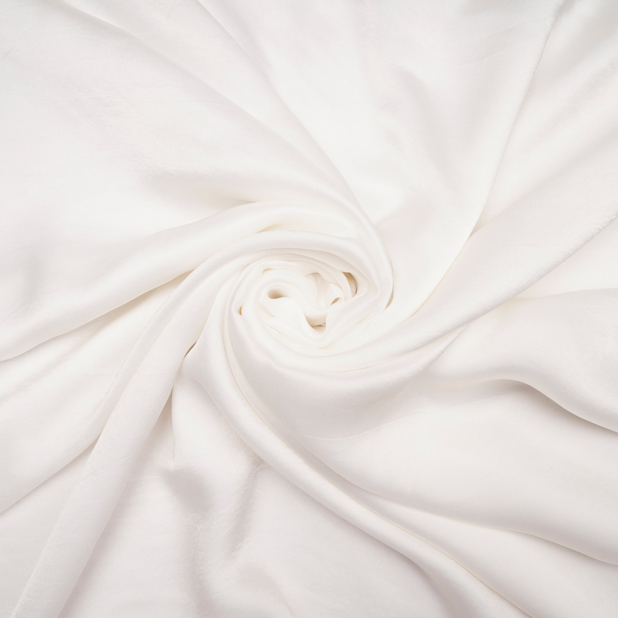 White Dyeable Bemberg (Cupro) Satin Georgette Fabric