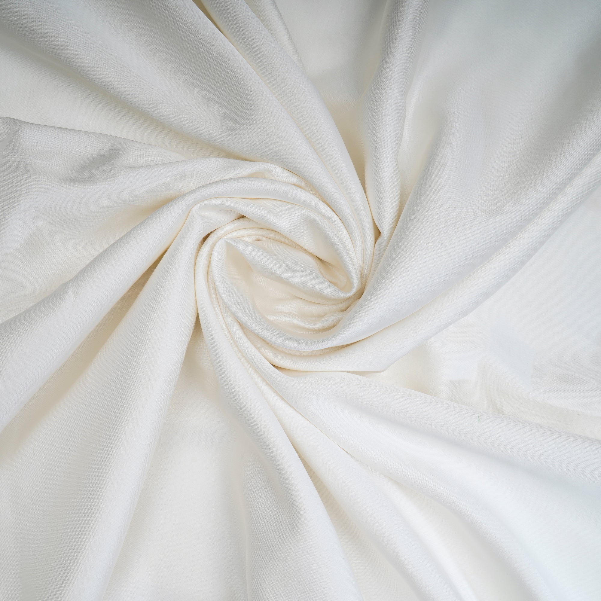 White Color Plain Cotton Bemberg Fabric