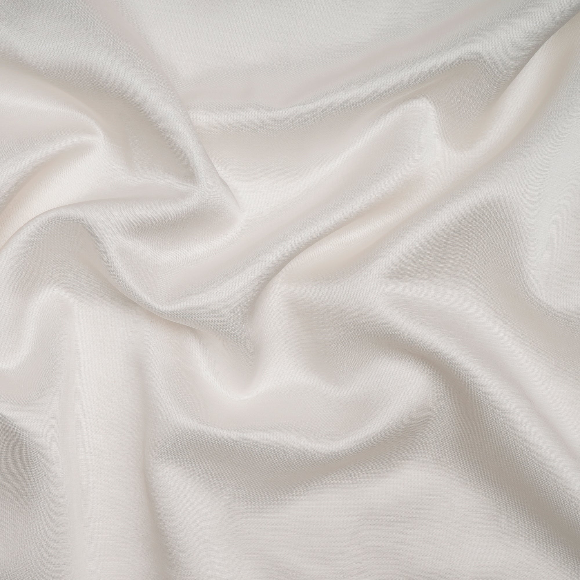 Off-White Color Bemberg Cotton Satin Dyeable Fabric