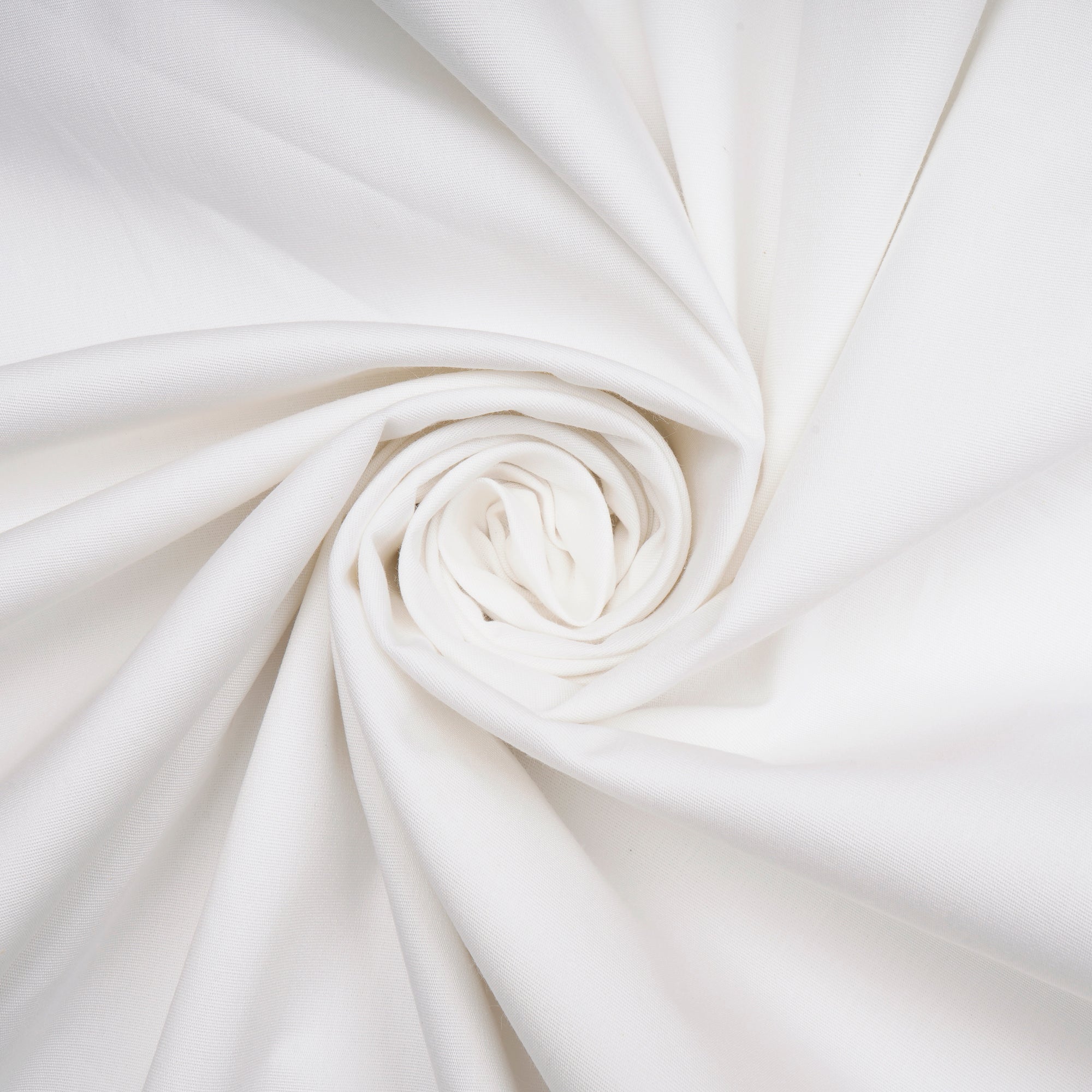 White Dyeable Plain Mill Made Cotton Poplin Lycra Fabric