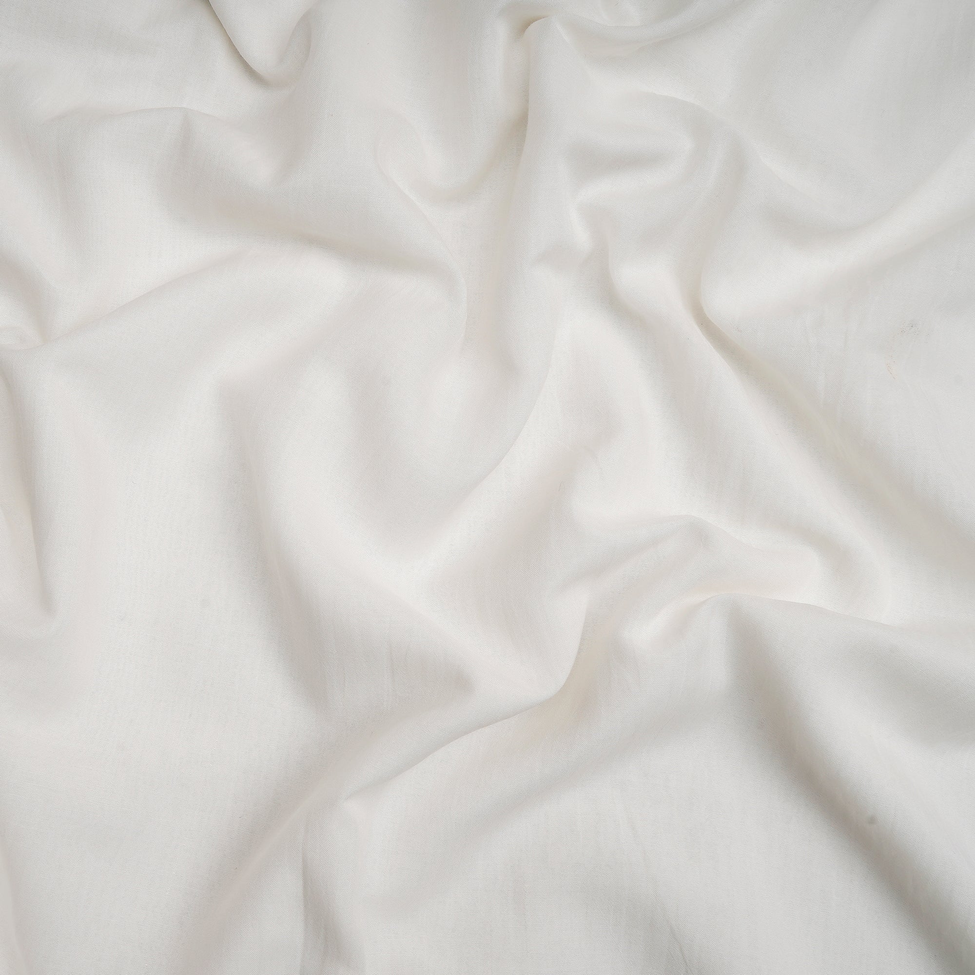 White Dyeable Plain Viscose Cotton Fabric