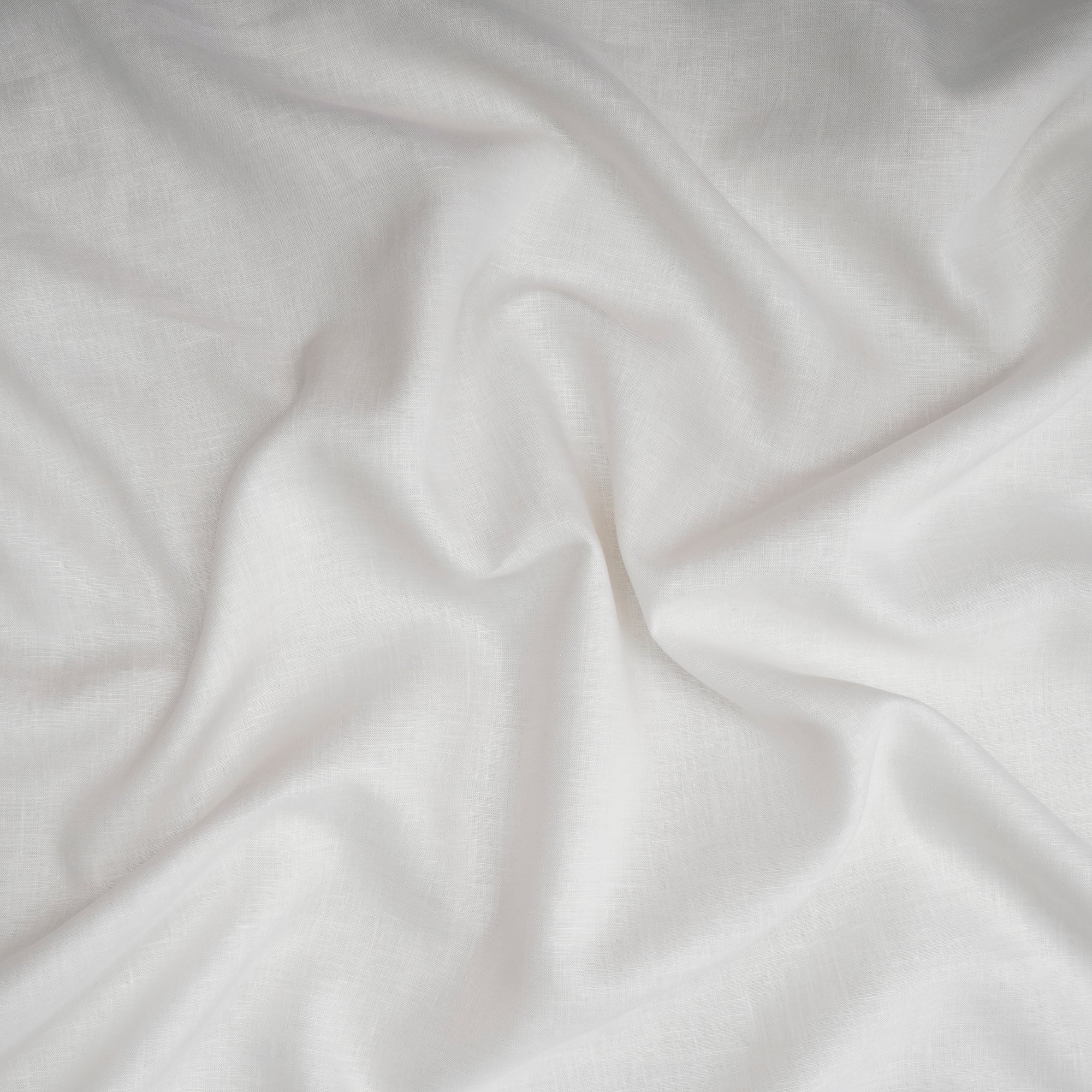 White Color Plain Excel Linen Fabric