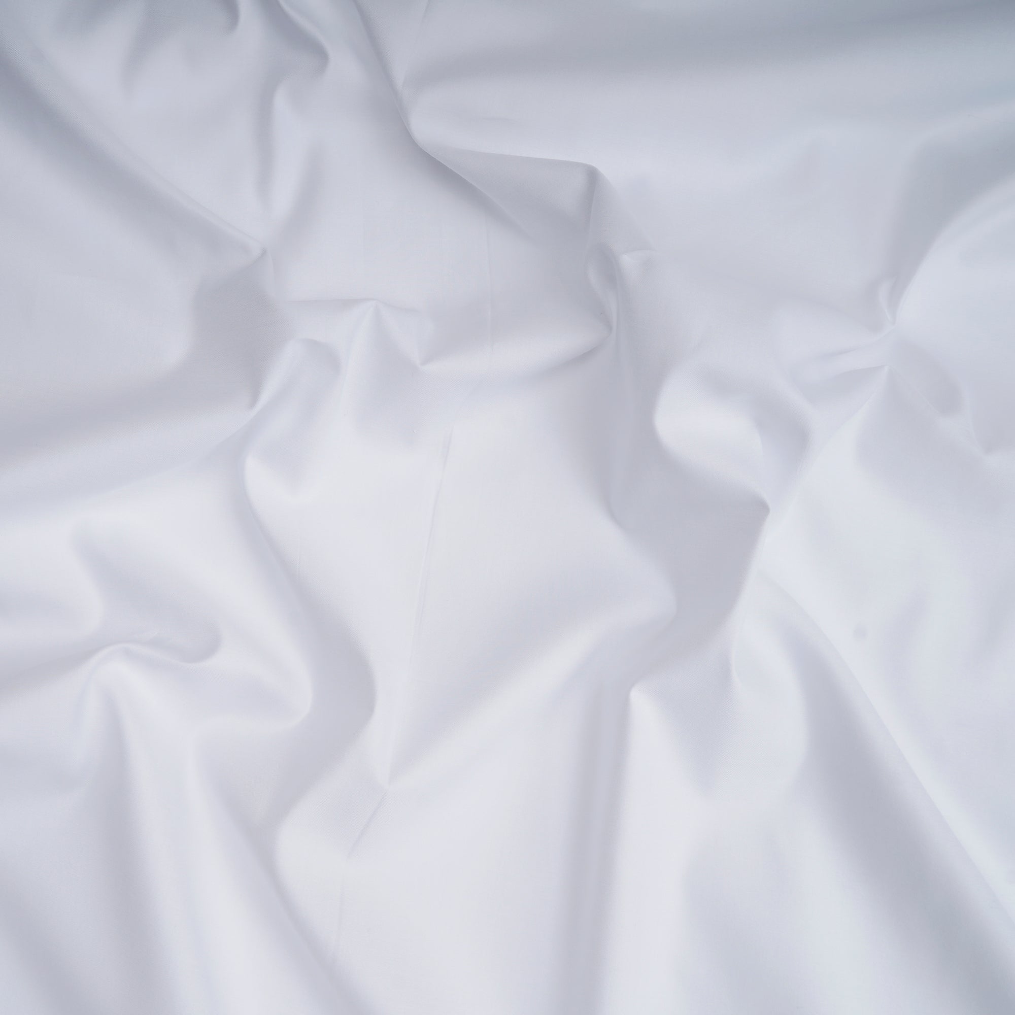 White Color Cotton Satin Dyeable Fabric