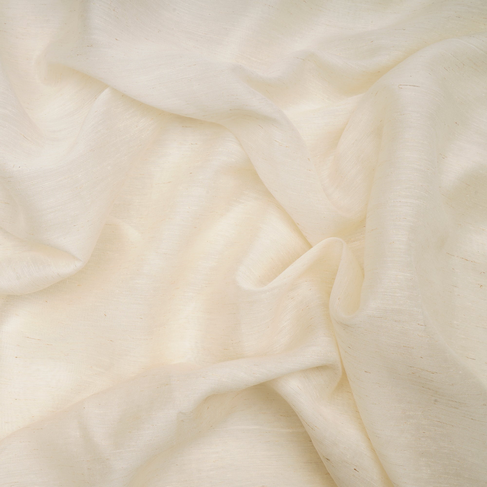 Off-White Dyeable Plain Viscose Munga Fabric