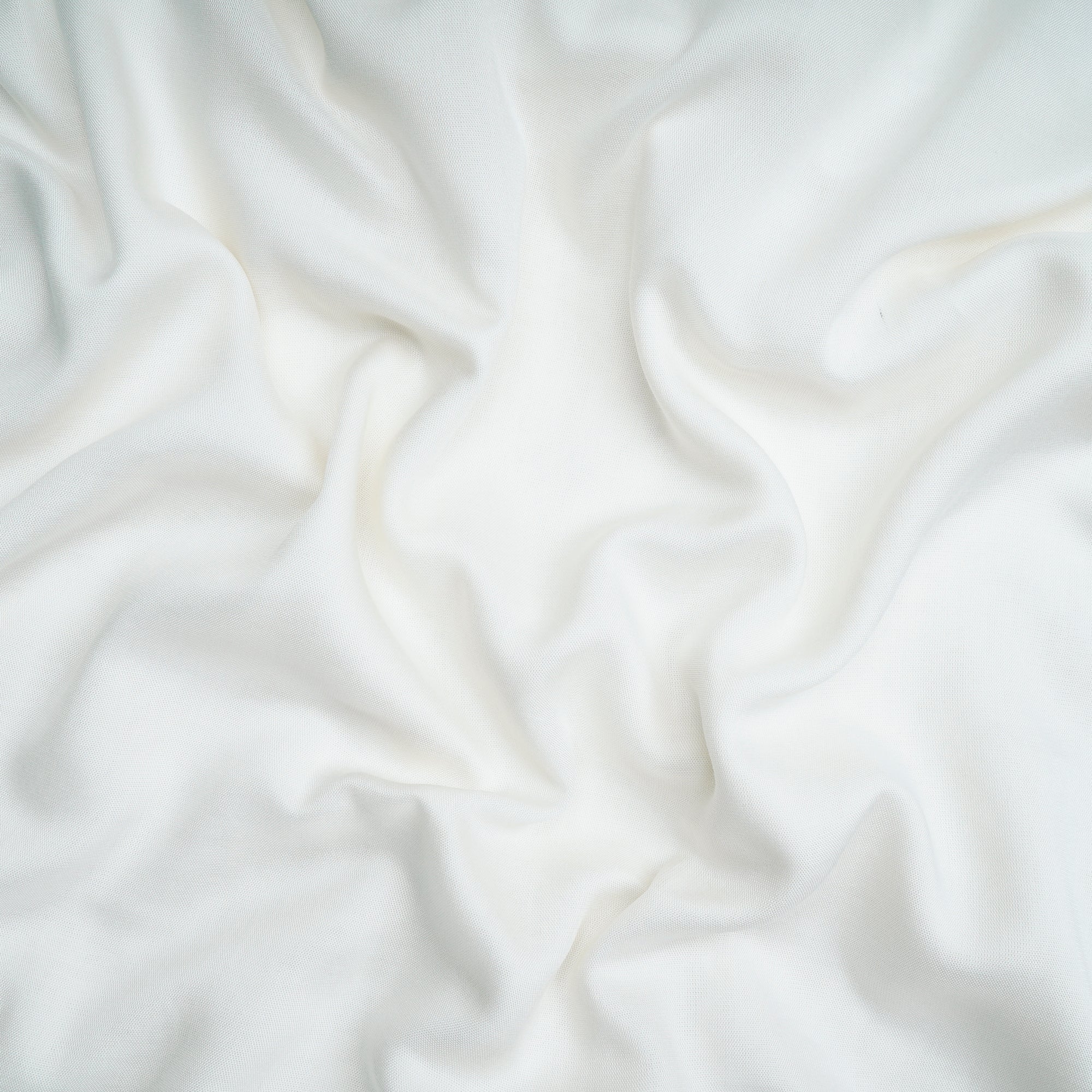 White Plain Dyeable Rayon Mesh Fabric