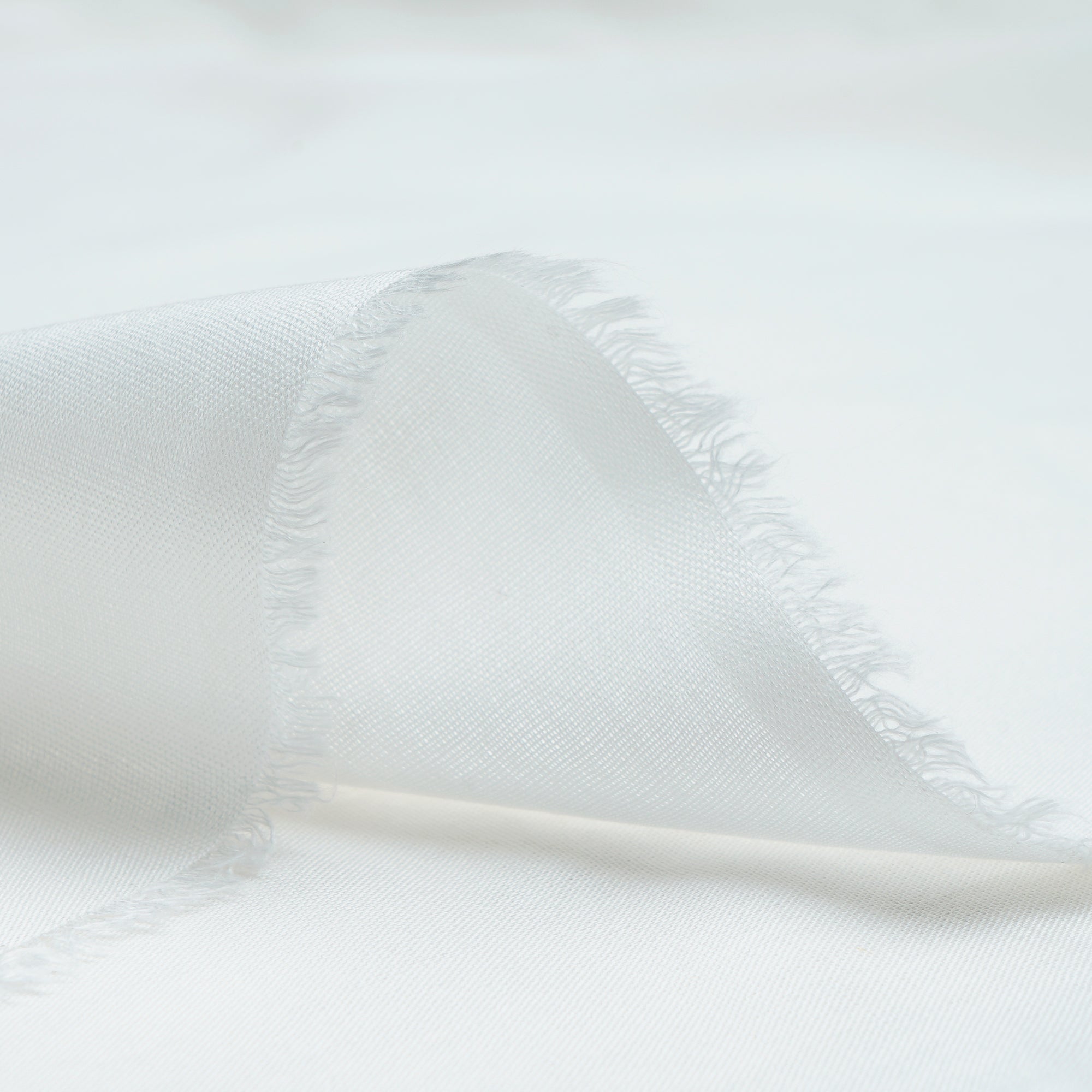 White Plain Dyeable Rayon Mesh Fabric