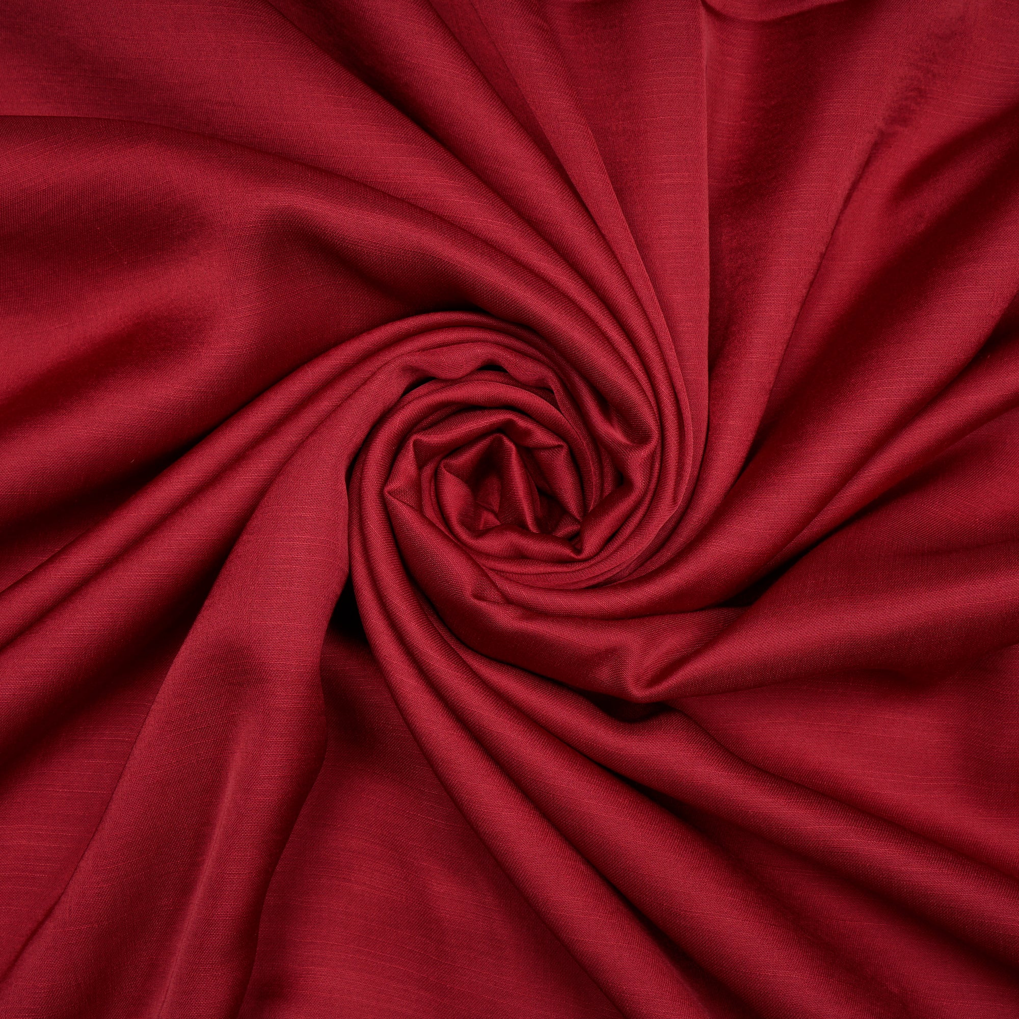 Maroon Plain Polyester Modal Satin Fabric