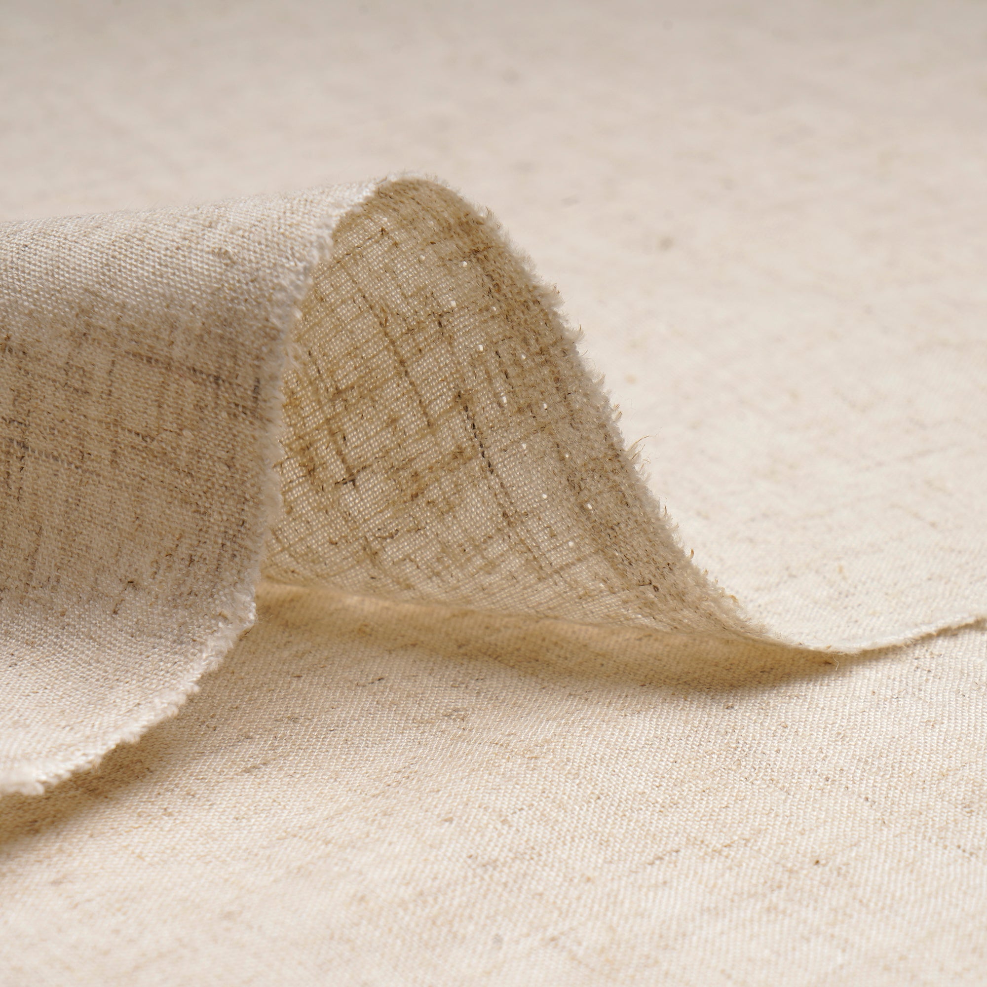 Natural Beige Dyeable Mill Made Plain Modal Linen Fabric