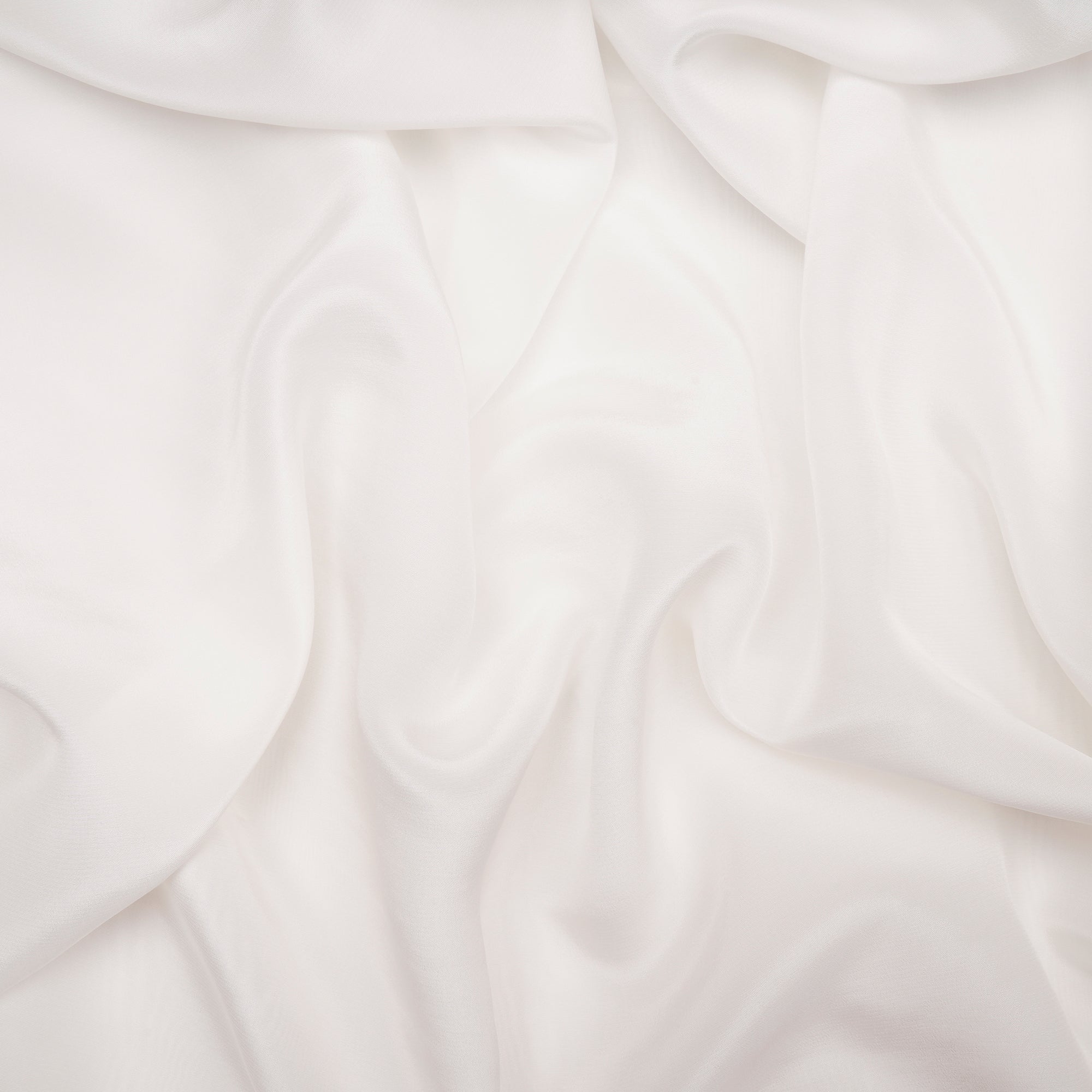 White Dyeable Premium Bemberg (Cupro) Crepe Fabric