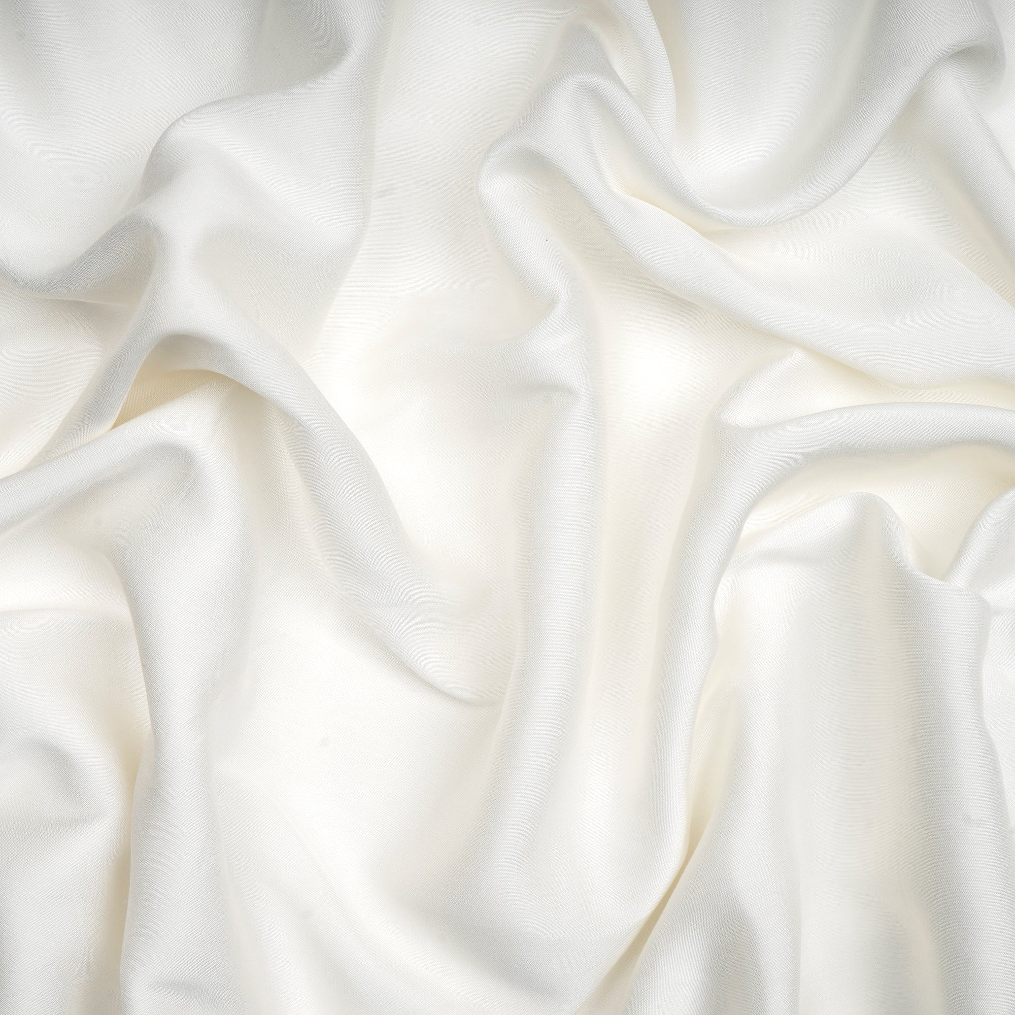 White Plain Dyeable Silk Modal Fabric