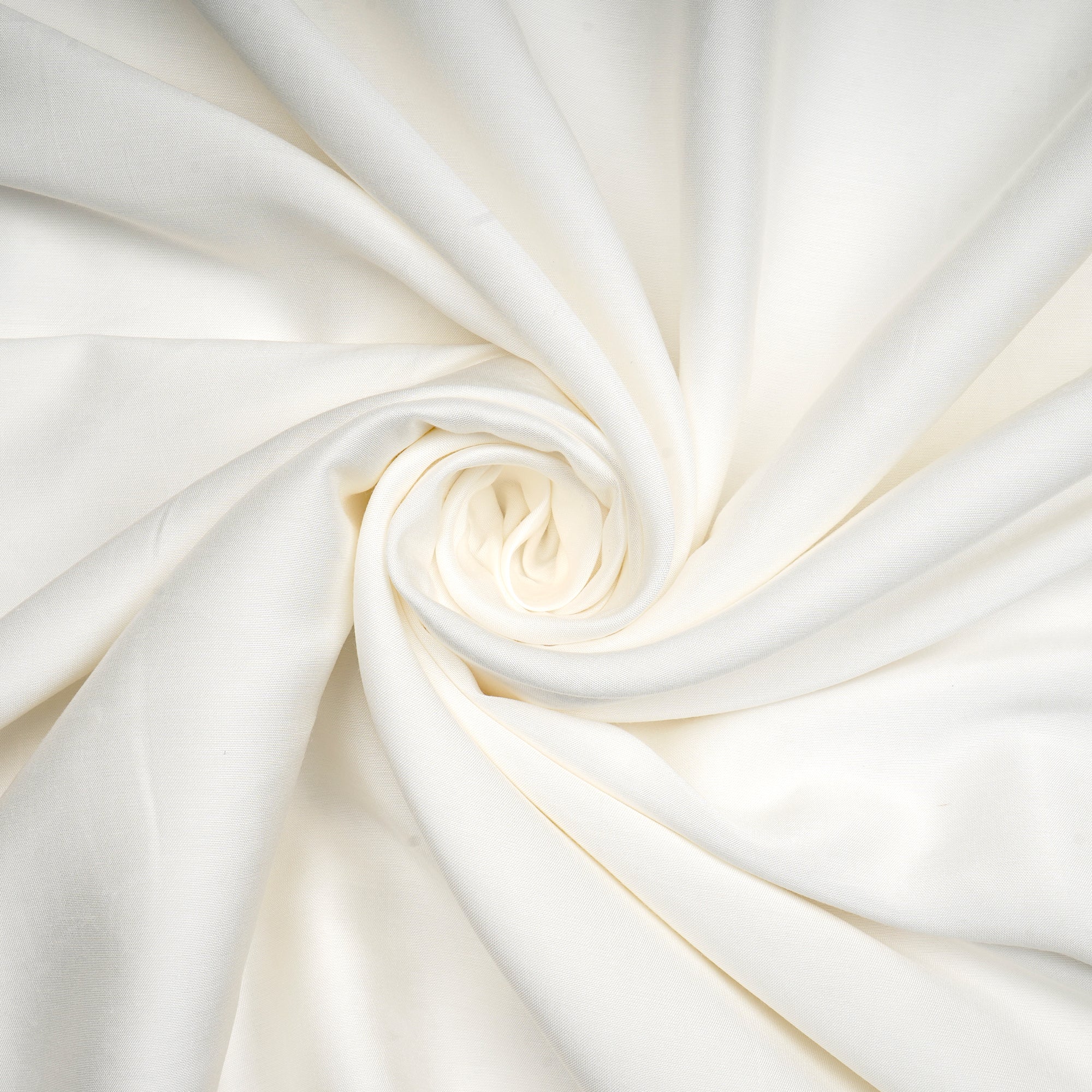 White Plain Dyeable Silk Modal Fabric