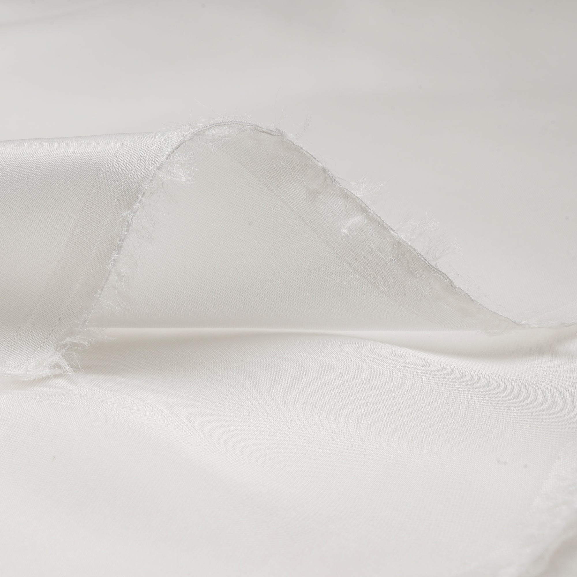 White Dyeable Plain Bemberg Silky Satin Fabric