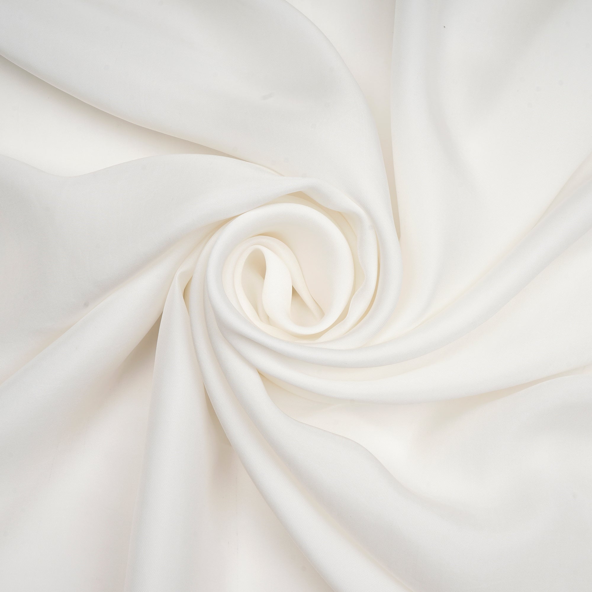 White Dyeable Plain Bemberg Satin Fabric