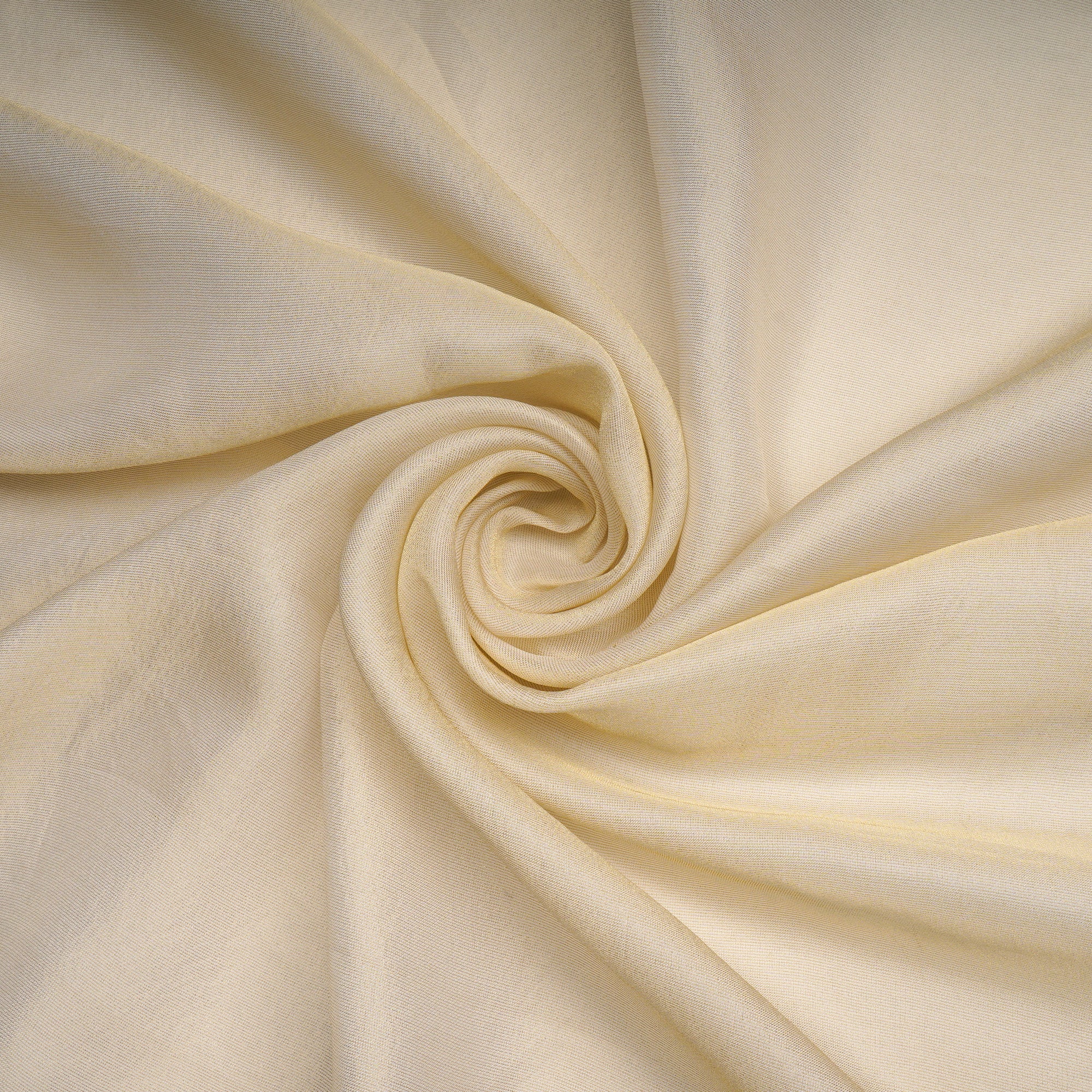 Gold Plain Dyeable Viscose Zari Fancy Satin Tissue Fabric