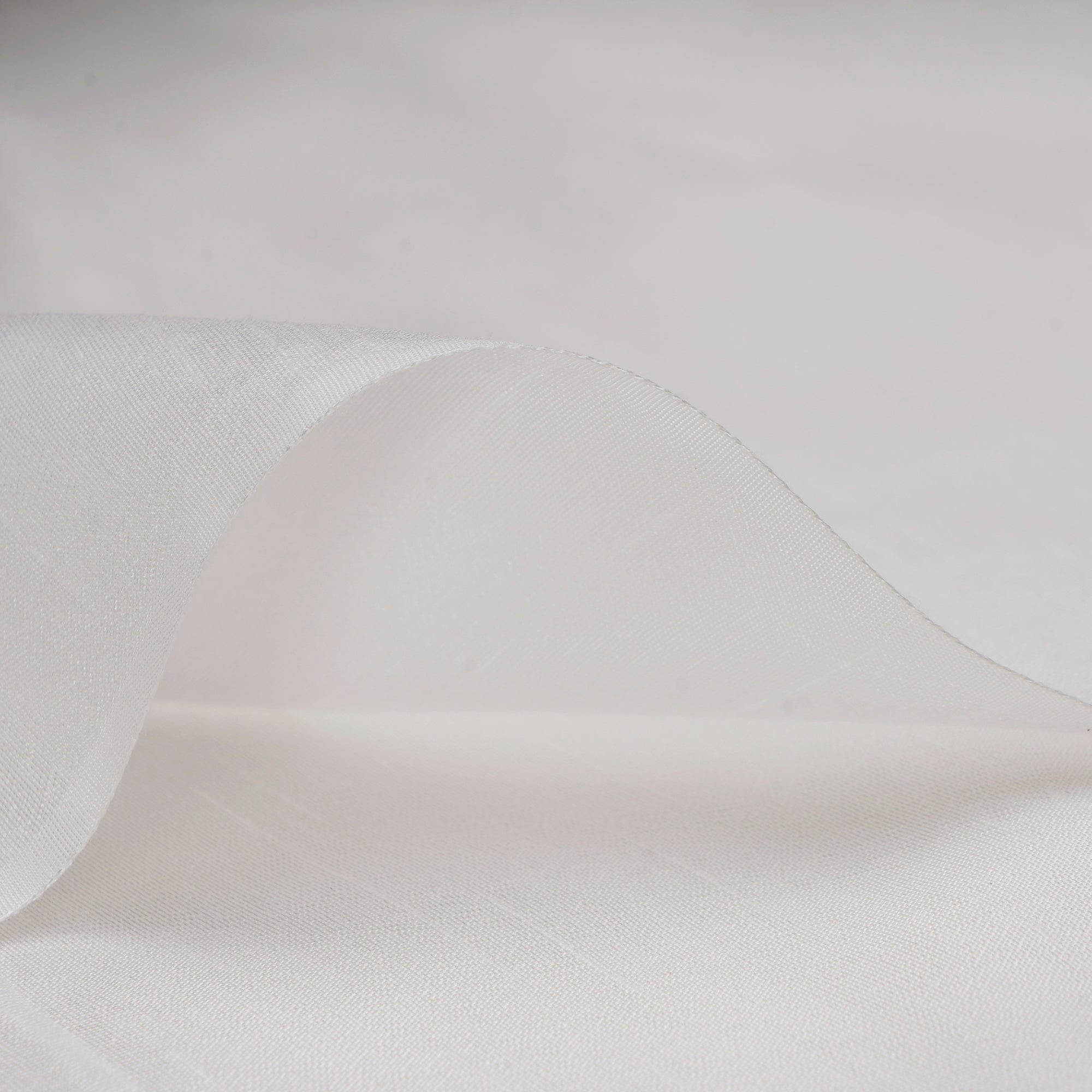 White Dyeable Plain Raw Silk Bemberg Fabric