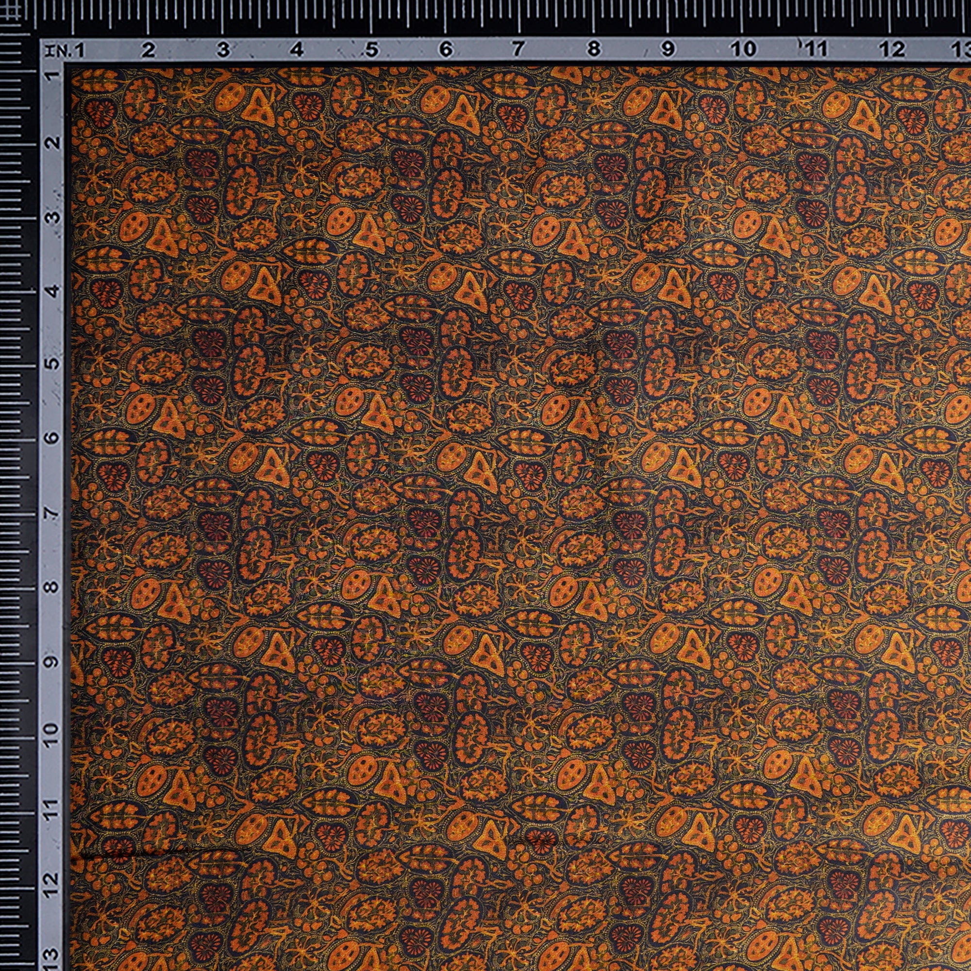 Multi Color Tropical Pattern Digital Print Habotai Silk Fabric