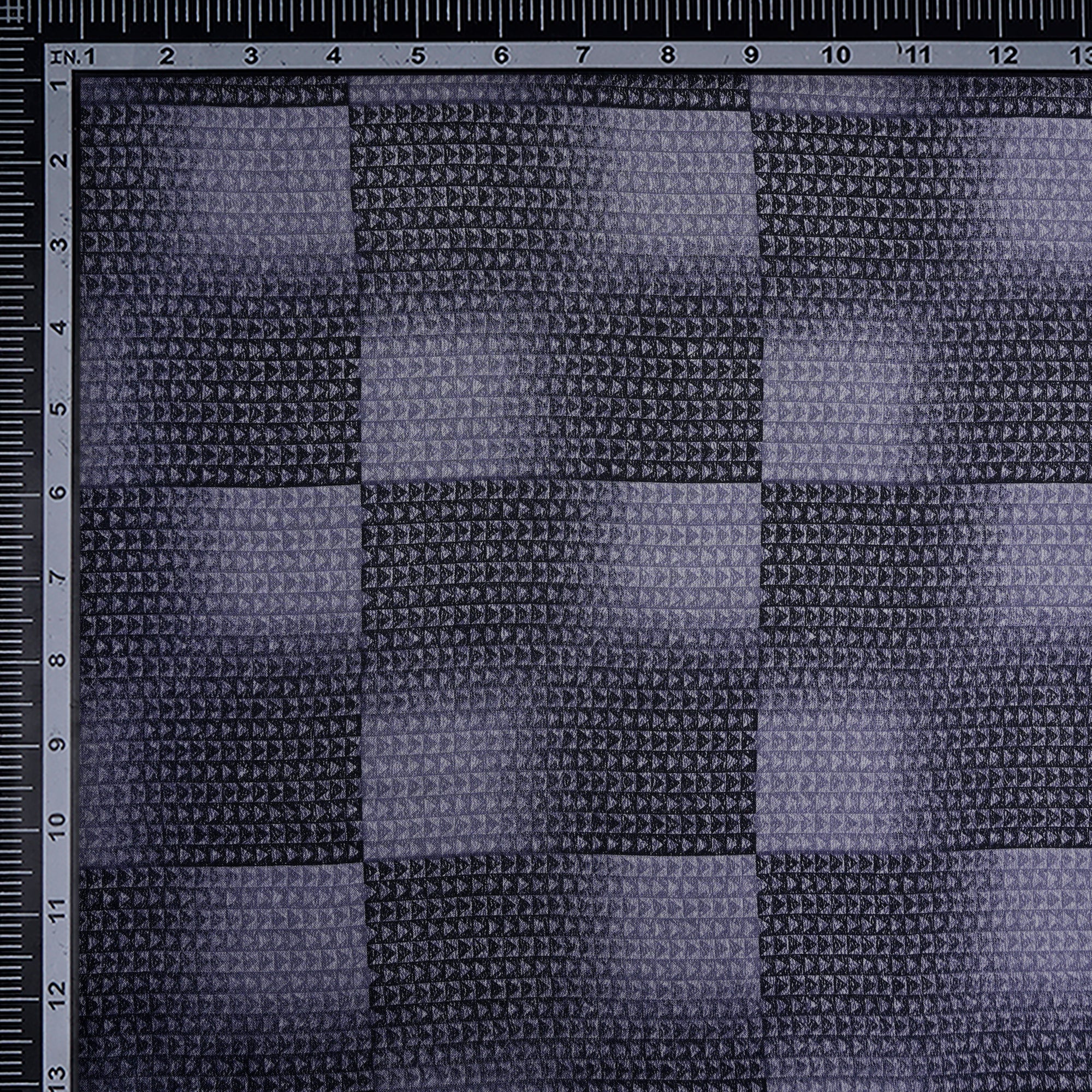Mulit Color Geometric Pattern Screen Print Rayon Fabric
