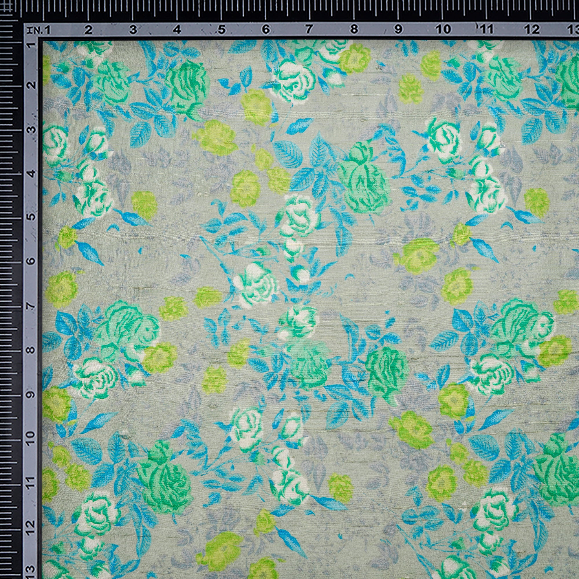 Dewkist Floral Pattern Screen Print Viscose Modal Silk