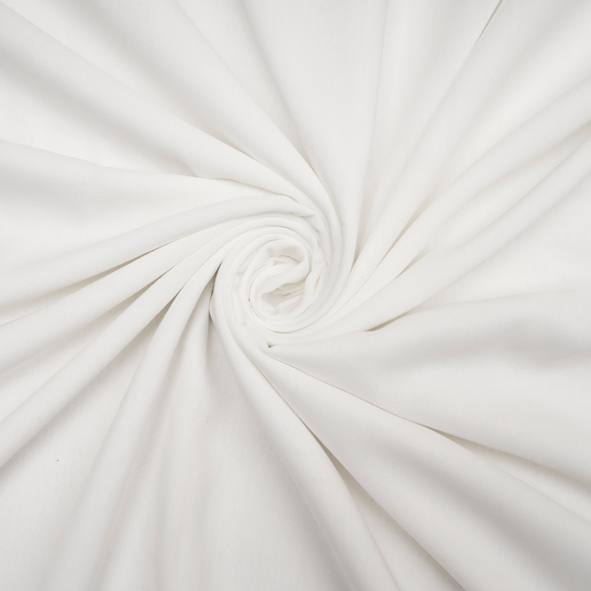 White Mill Dyed High Twist Poly Voile Fabric