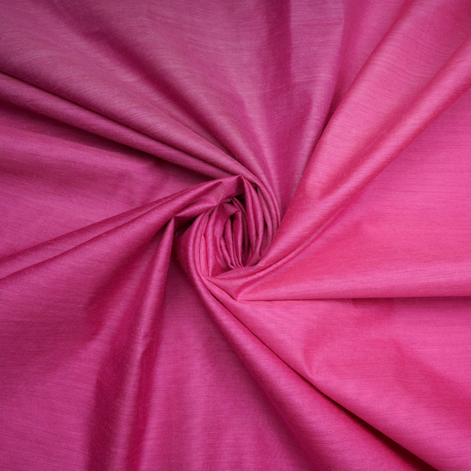 Rani Pink Ombre Dyed Tussar Muga Fabric