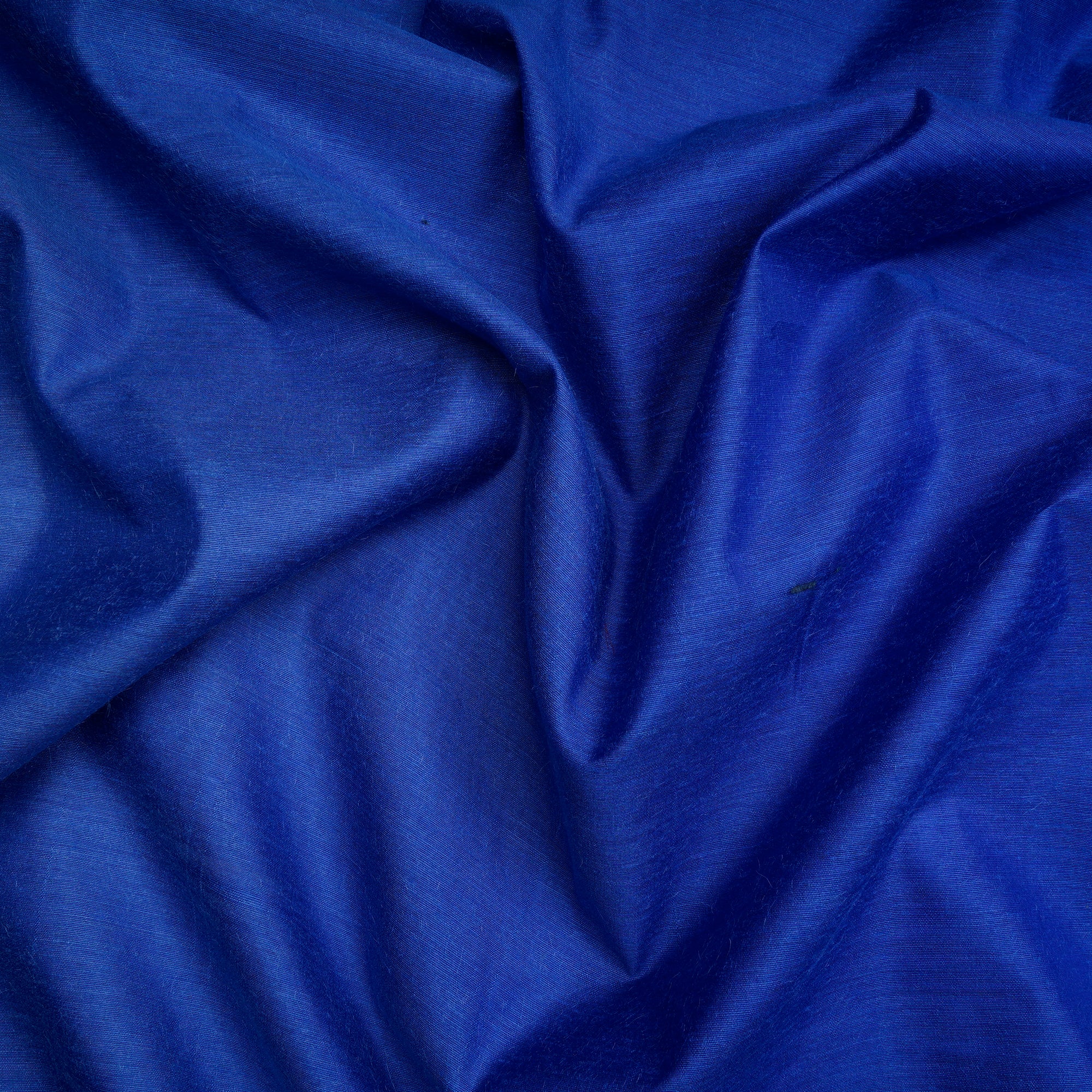 Navy Blue Ombre Dyed Tussar Muga Fabric