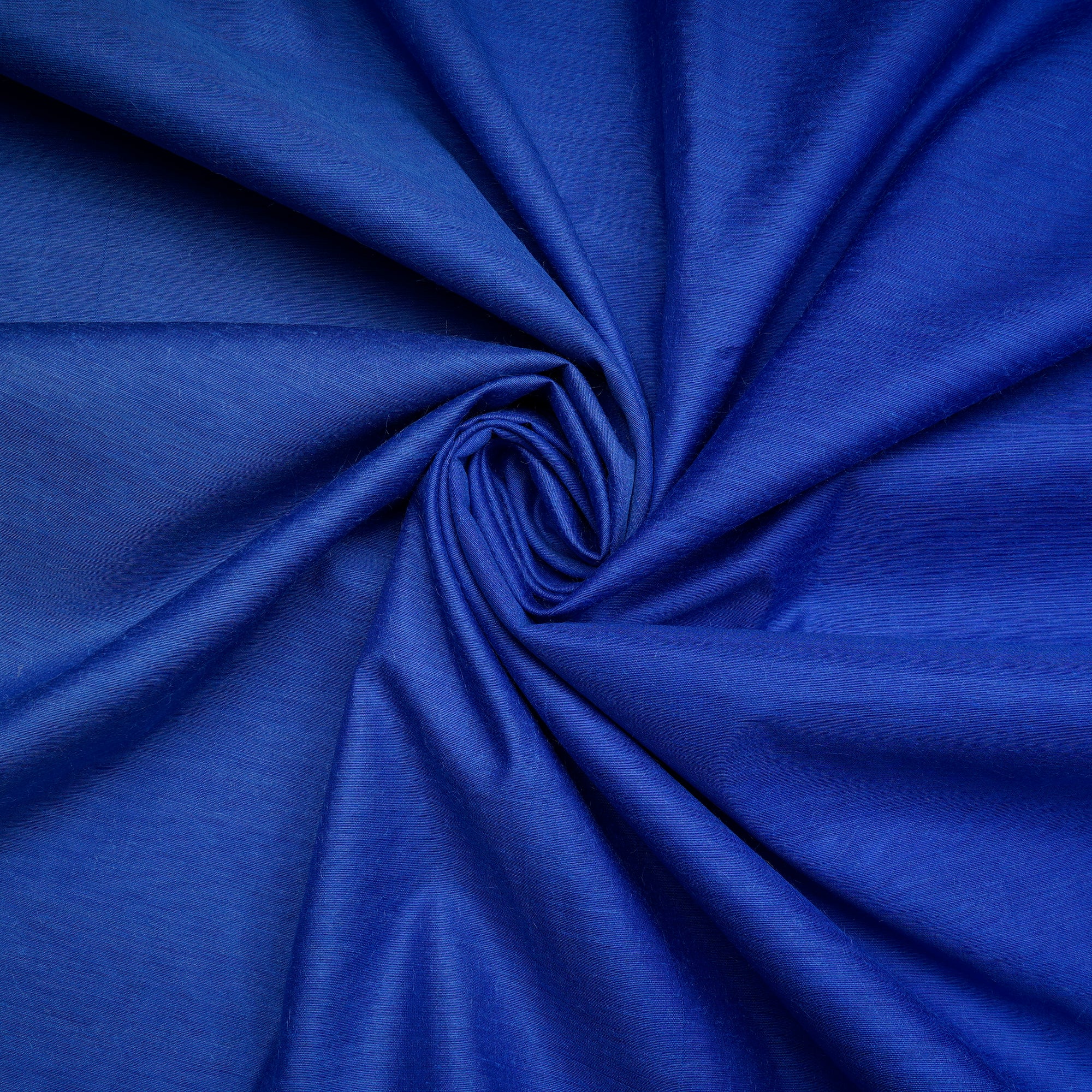 Navy Blue Ombre Dyed Tussar Muga Fabric